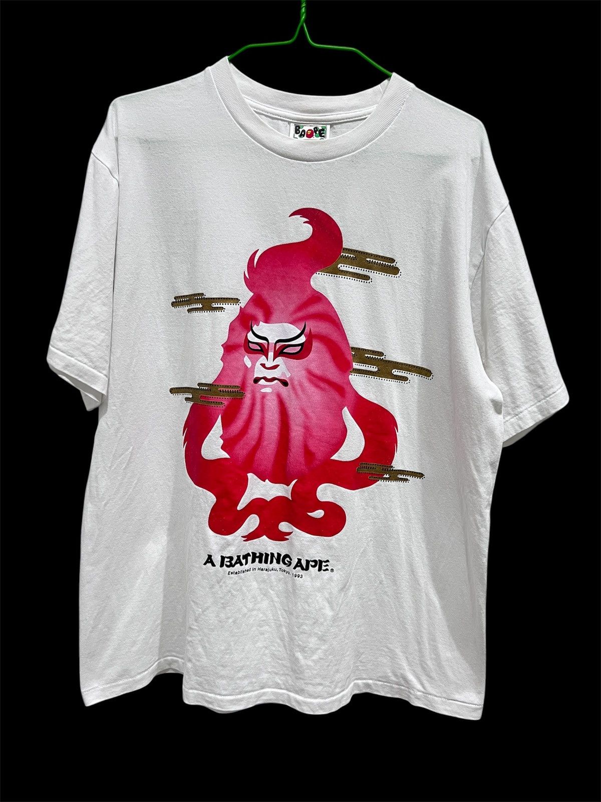 Bape A BATHING APE BAPE Kabuki Tee L Size US L / EU 52-54 / 3 - 1 Thumbnail