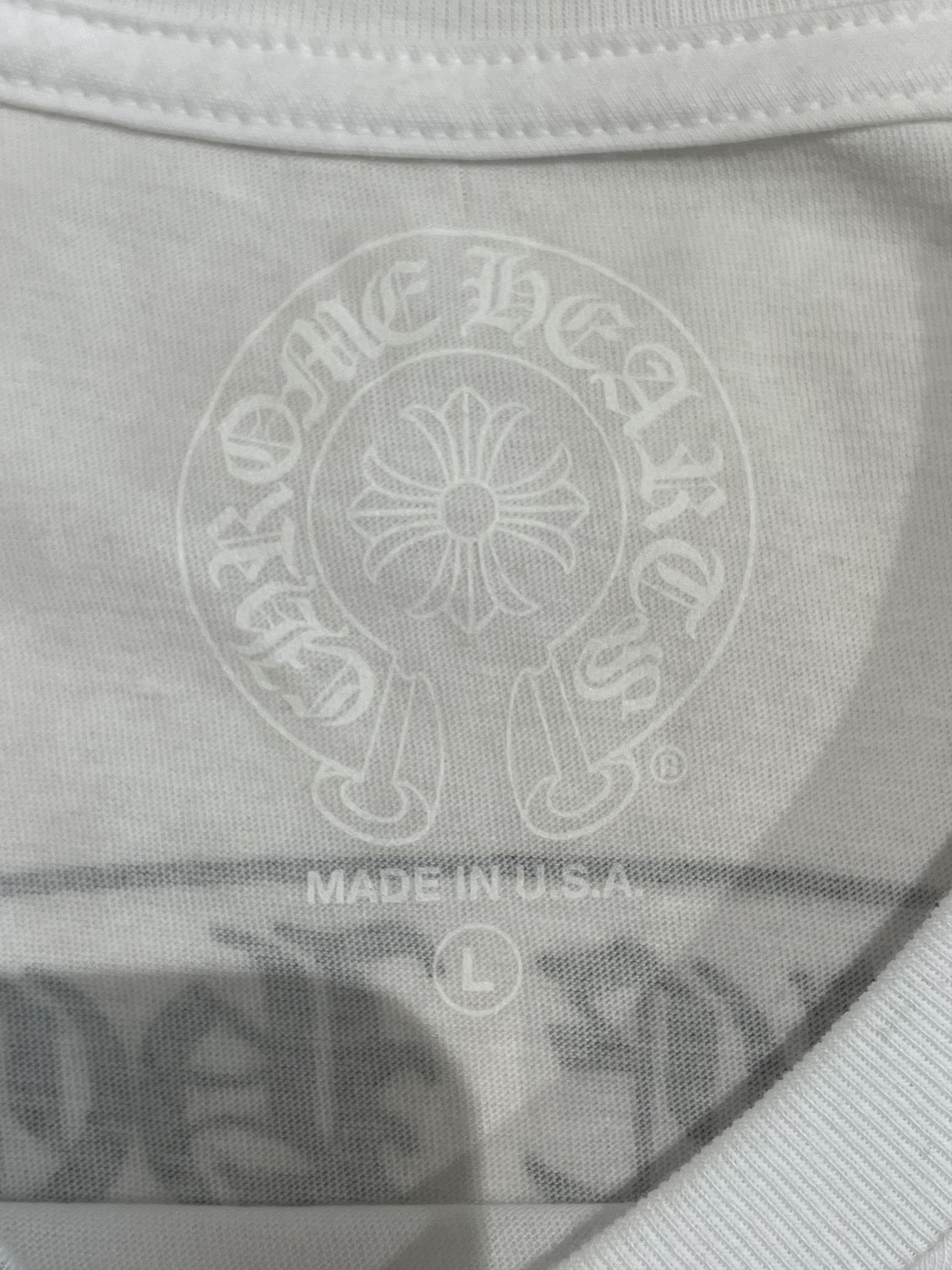 Chrome Hearts Chrome Hearts Tokyo Exclusive Scroll Label Short Sleeve Tee Size US L / EU 52-54 / 3 - 6 Thumbnail