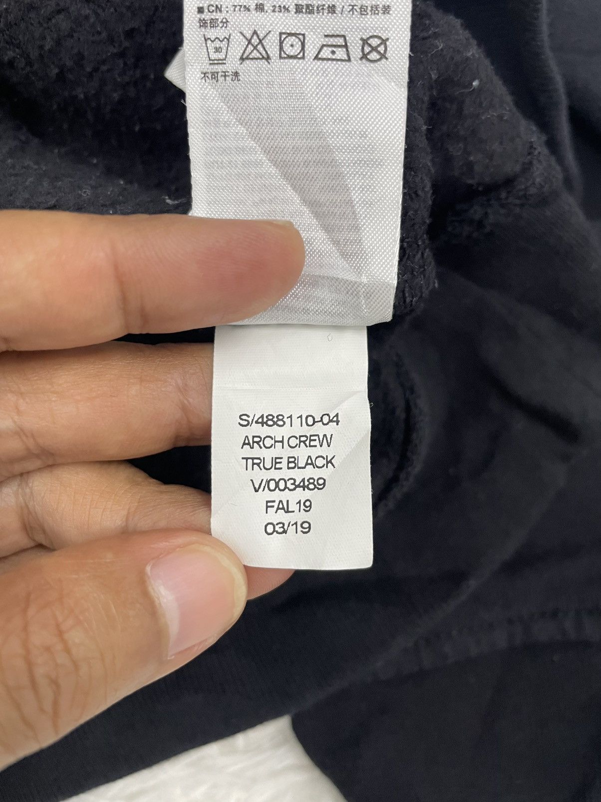 Gap Gap Arch Crew True Black Sweatshirt Size US M / EU 48-50 / 2 - 9 Thumbnail
