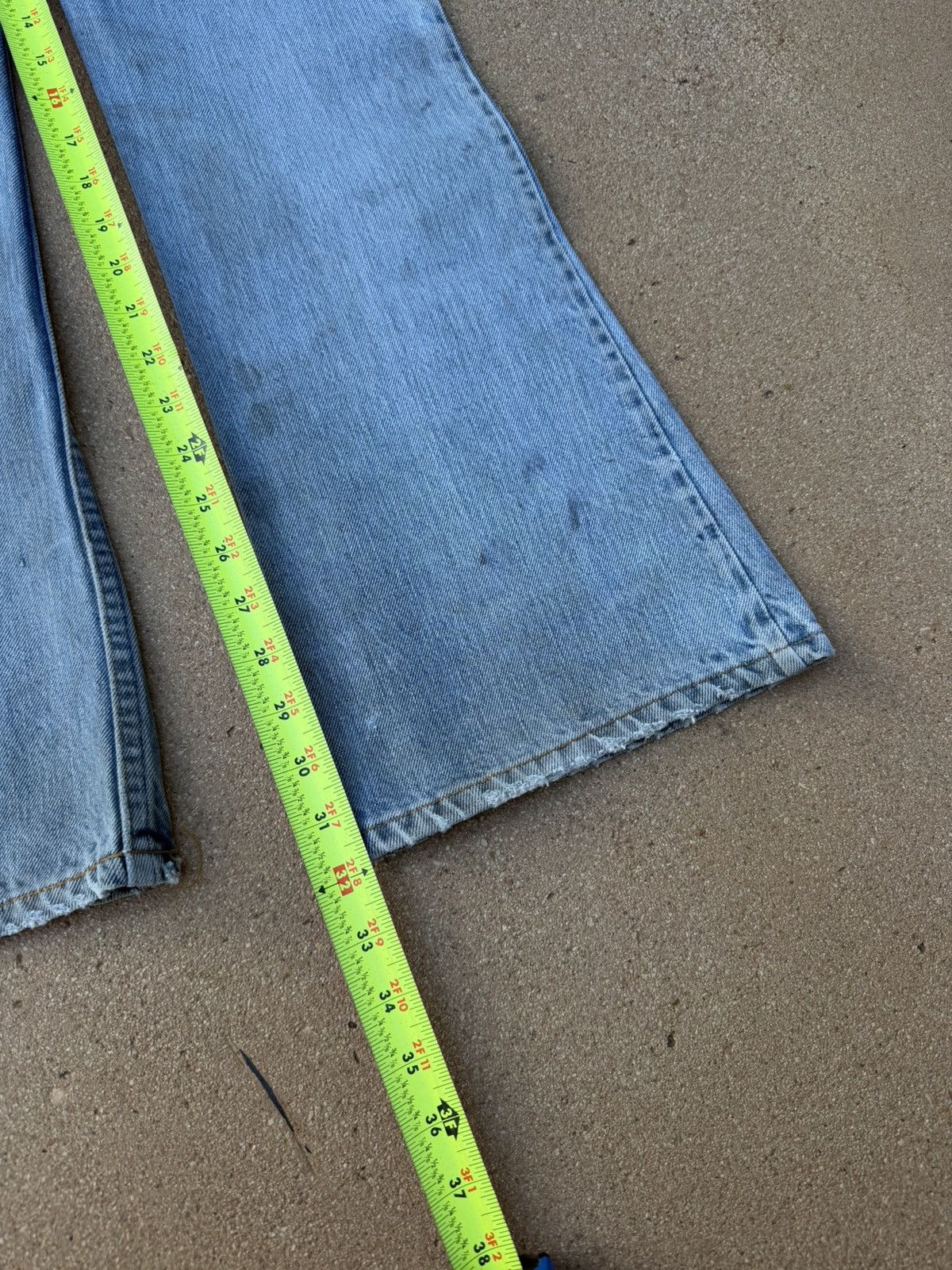 Levi's Vtg 70’s Levi’s 646 Orange Tab Bellbottom Flare Jeans 30x32 Size US 30 / EU 46 - 10 Thumbnail