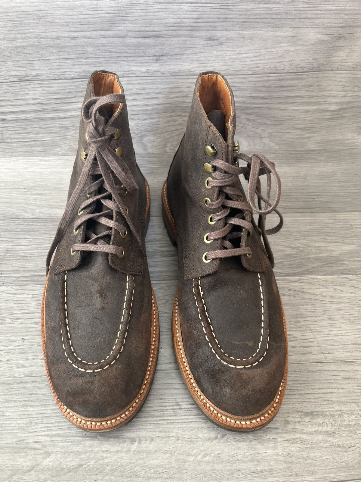Grant Stone Grant stone brown leather suede boots like alden indy Size US 9.5 / EU 42-43 - 2 Thumbnail