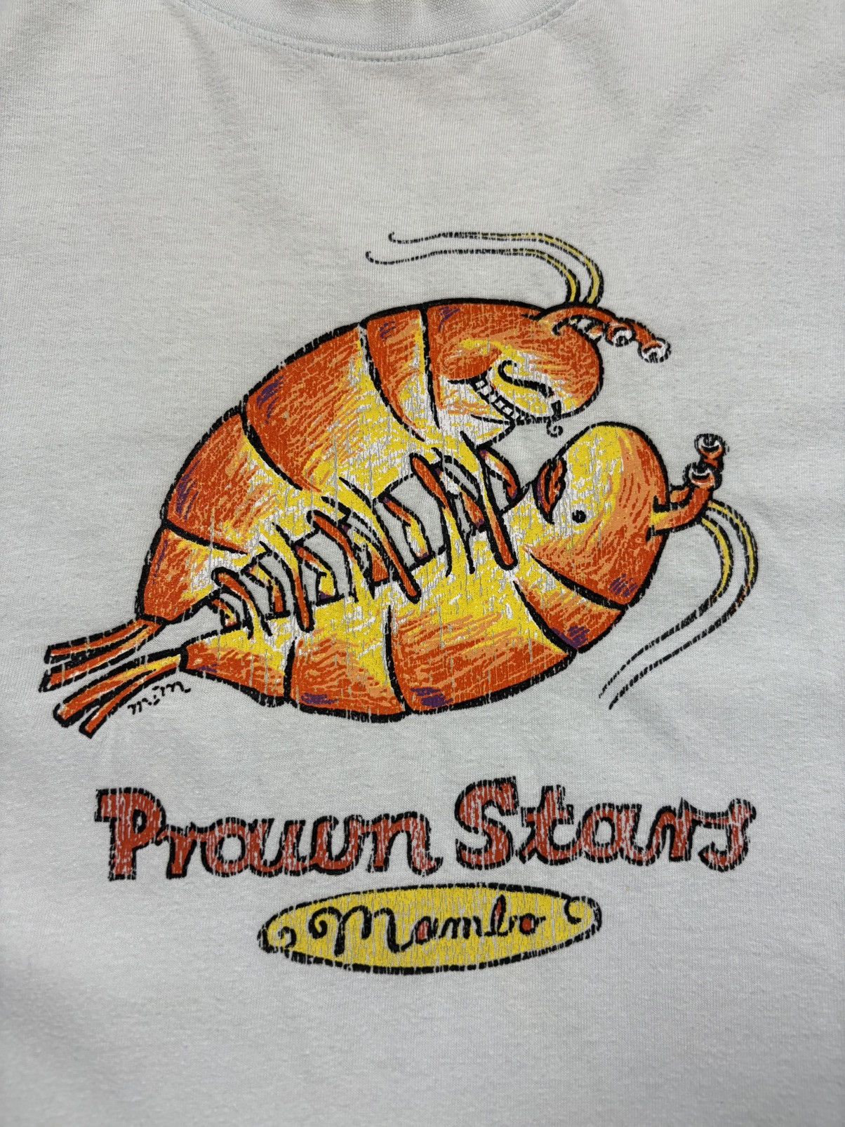 Mambo Vintage Prawn Stars Mambo 2000s Graphic T-shirt Y2K Retro Size US M / EU 48-50 / 2 - 6 Thumbnail