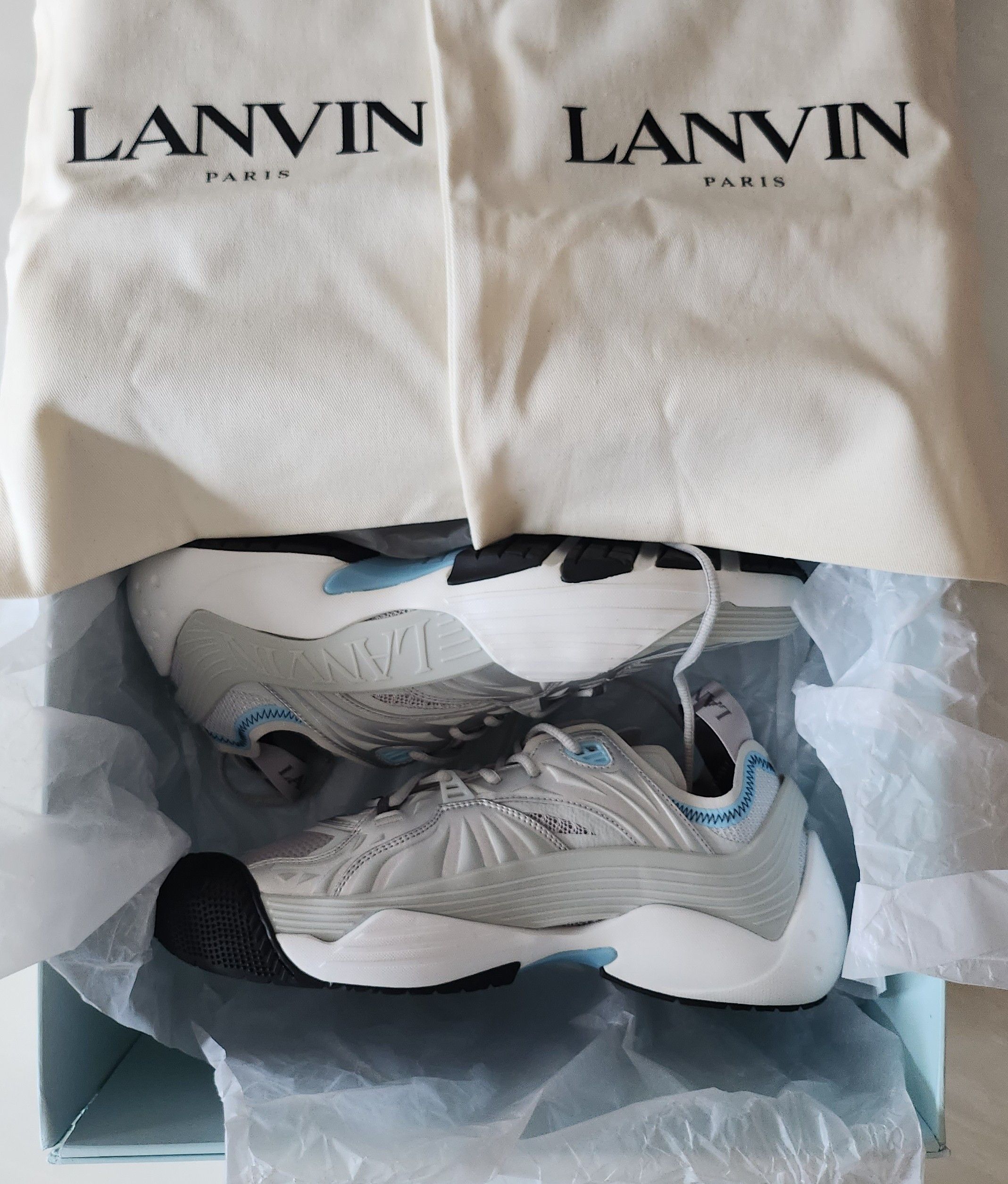 Lanvin Lanvin Flash Mesh Sneakers Size US 12 / EU 45 - 2 Thumbnail