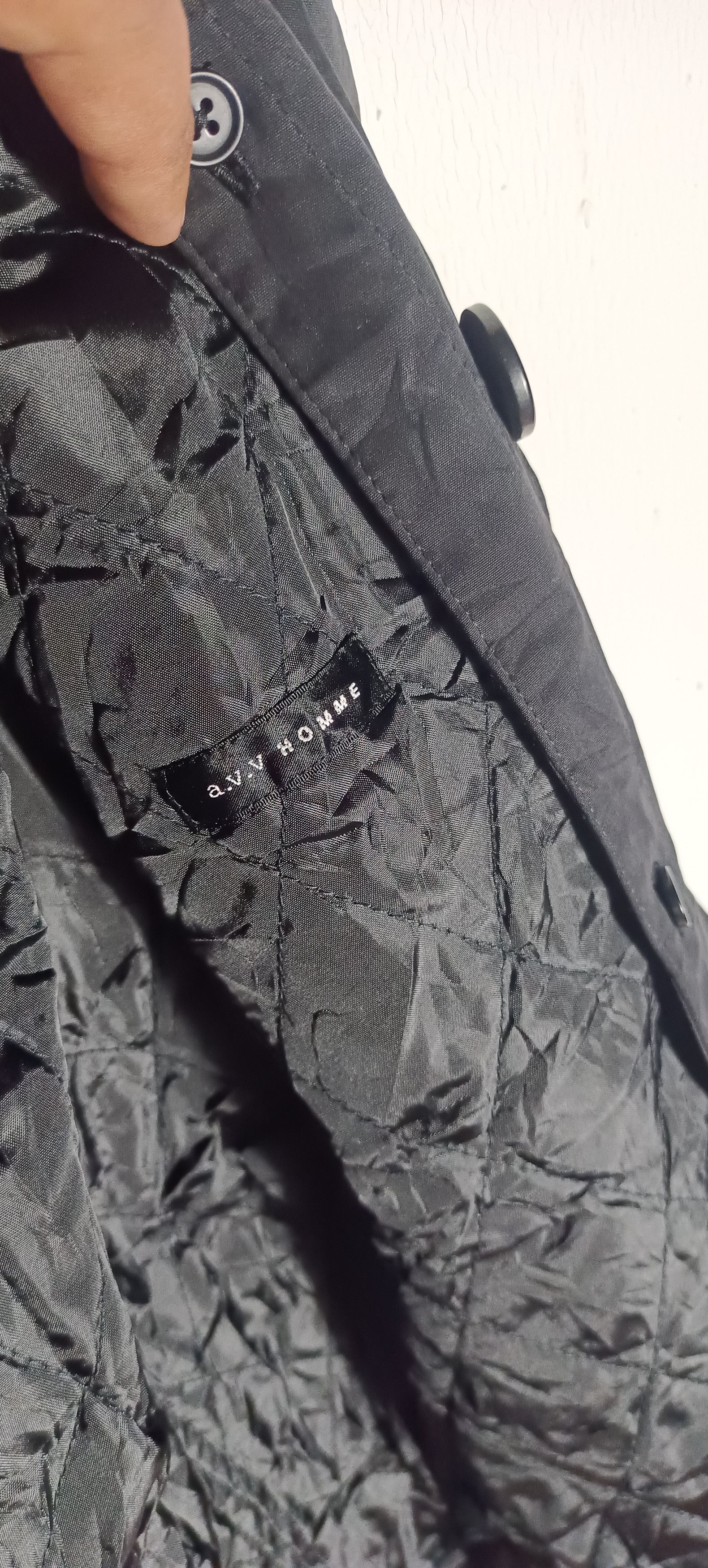 Japanese Brand 🔥AVV HOMME double breasted Half Coat Size US M / EU 48-50 / 2 - 11 Thumbnail