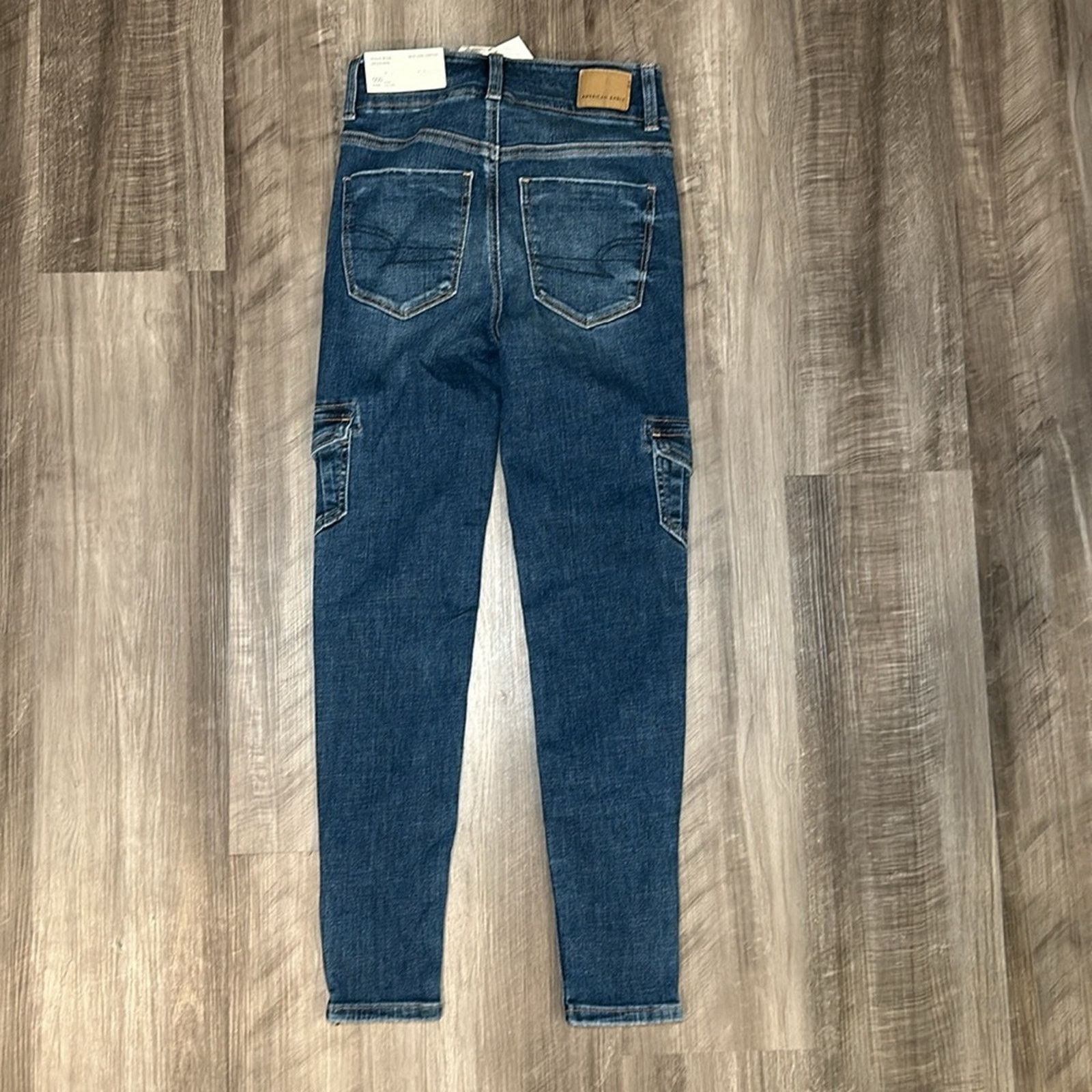 American Eagle Outfitters American Eagle Next Level Cargo Hi-Rise Jegging - 000S Size 24" / US 00 / IT 34 - 2 Thumbnail