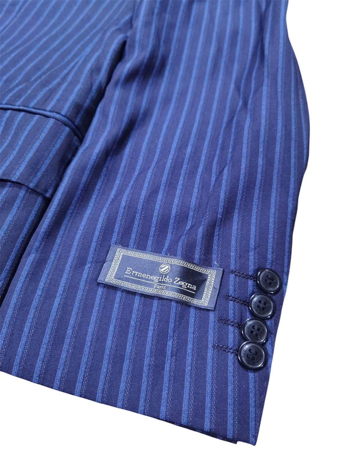 Ermenegildo Zegna Ermenegildo Zegna achillfarm blazer Stripe jacket Size 38L - 4 Thumbnail