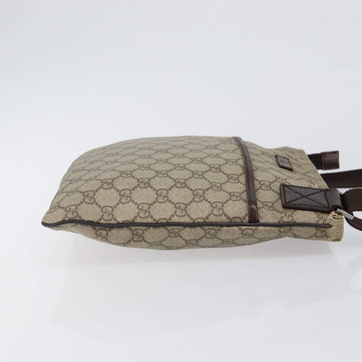 Gucci GUCCI GG Supreme Shoulder Bag Pvc Beige Silver Size ONE SIZE - 4 Thumbnail