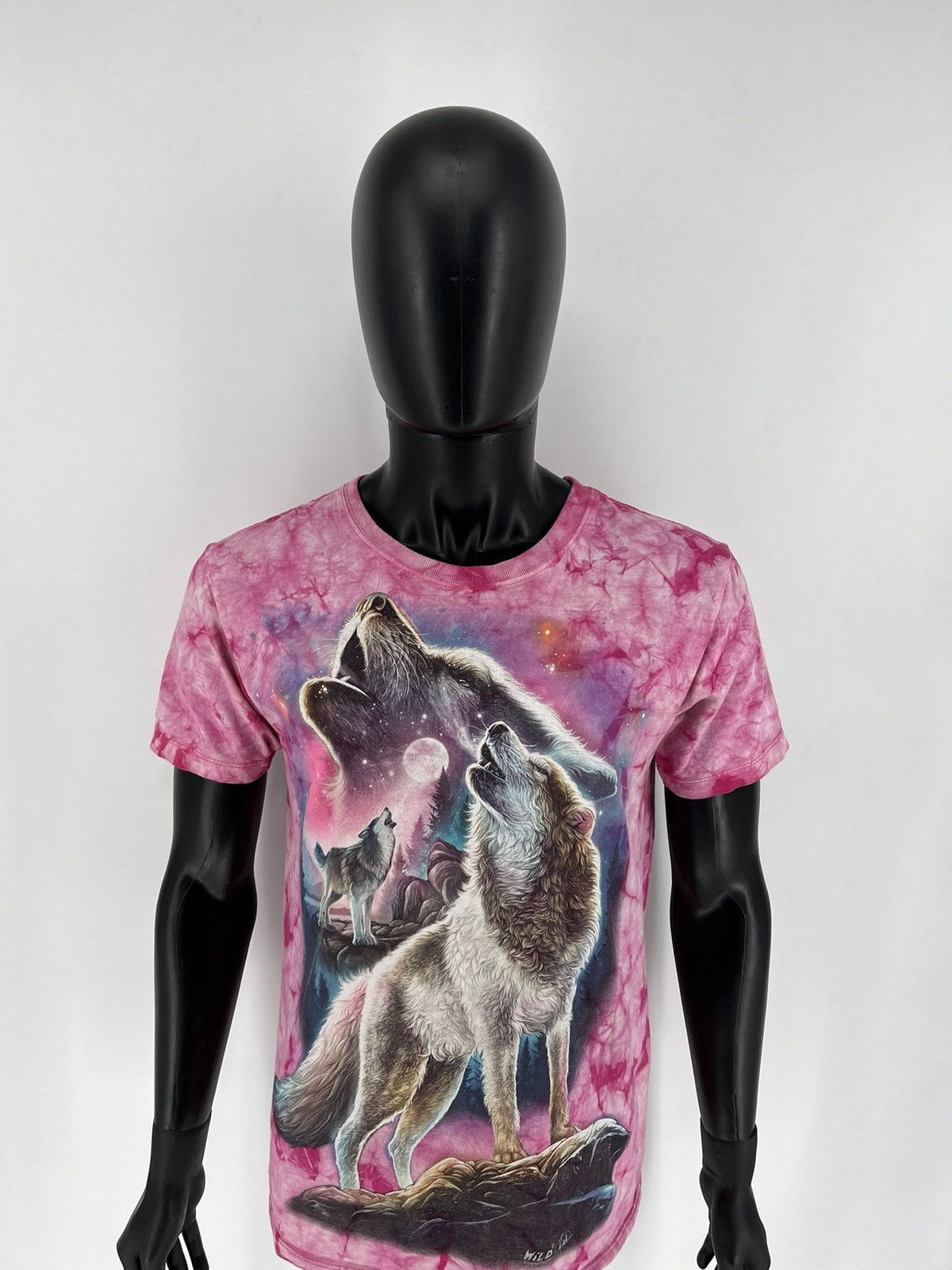 Vintage Vintage 90s Wolf Face Boxy Fit Tee WILD Dead Horror Print Size US M / EU 48-50 / 2 - 5 Thumbnail