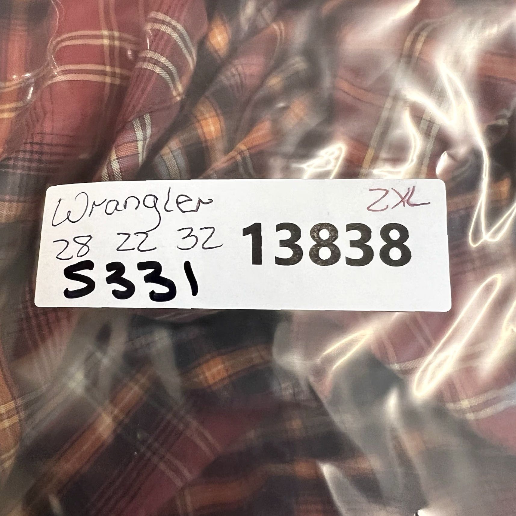 Wrangler VINTAGE Wrangler Wrancher Plaid Pearl Snap-Button Shirt Mens 2XL Red Long Sleeve Size US XXL / EU 58 / 5 - 5 Thumbnail