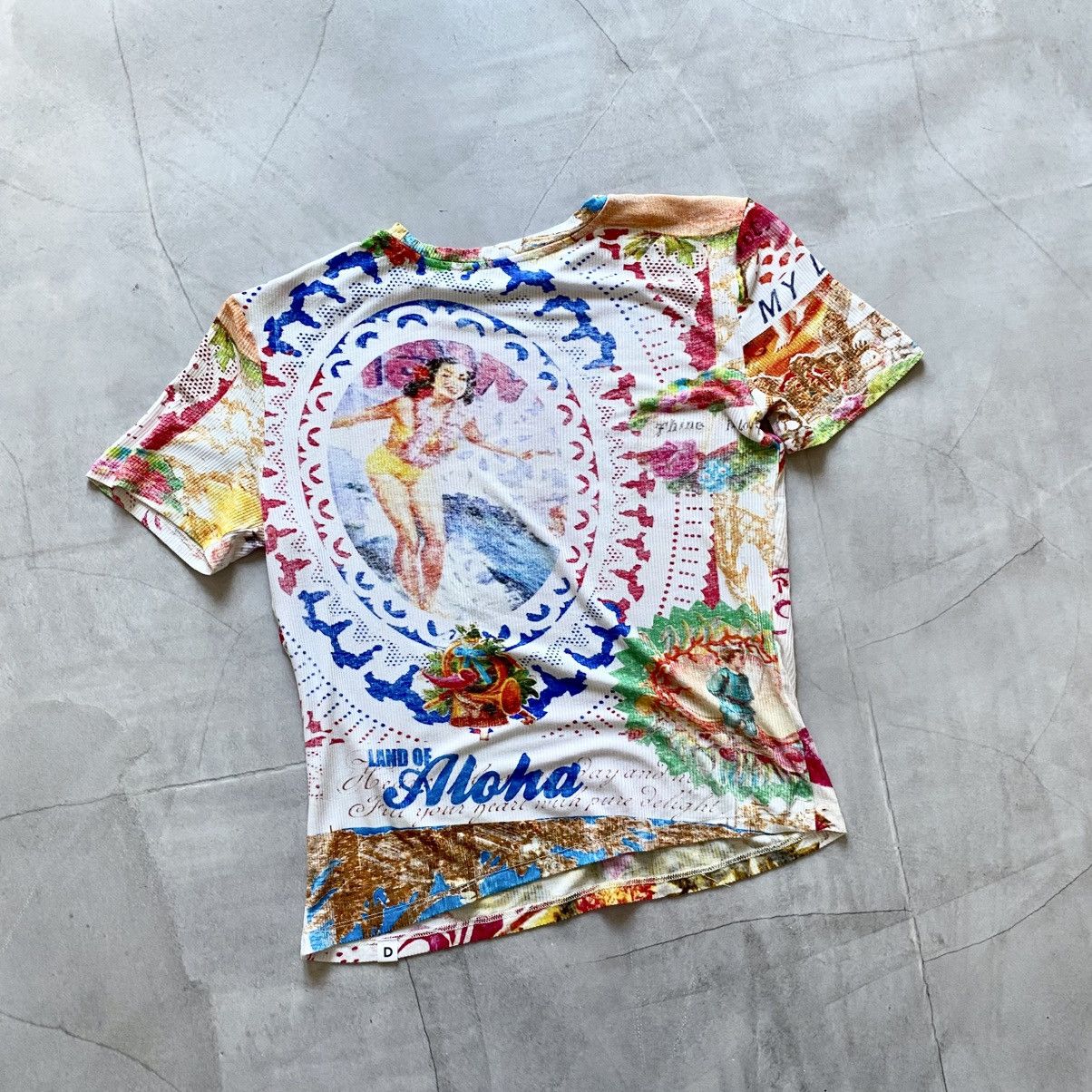 Ed Hardy Y2K Land Of Aloha AOP Ed Hardy Style Hysteric Glamour Vibe Size S / US 4 / IT 40 - 2 Thumbnail