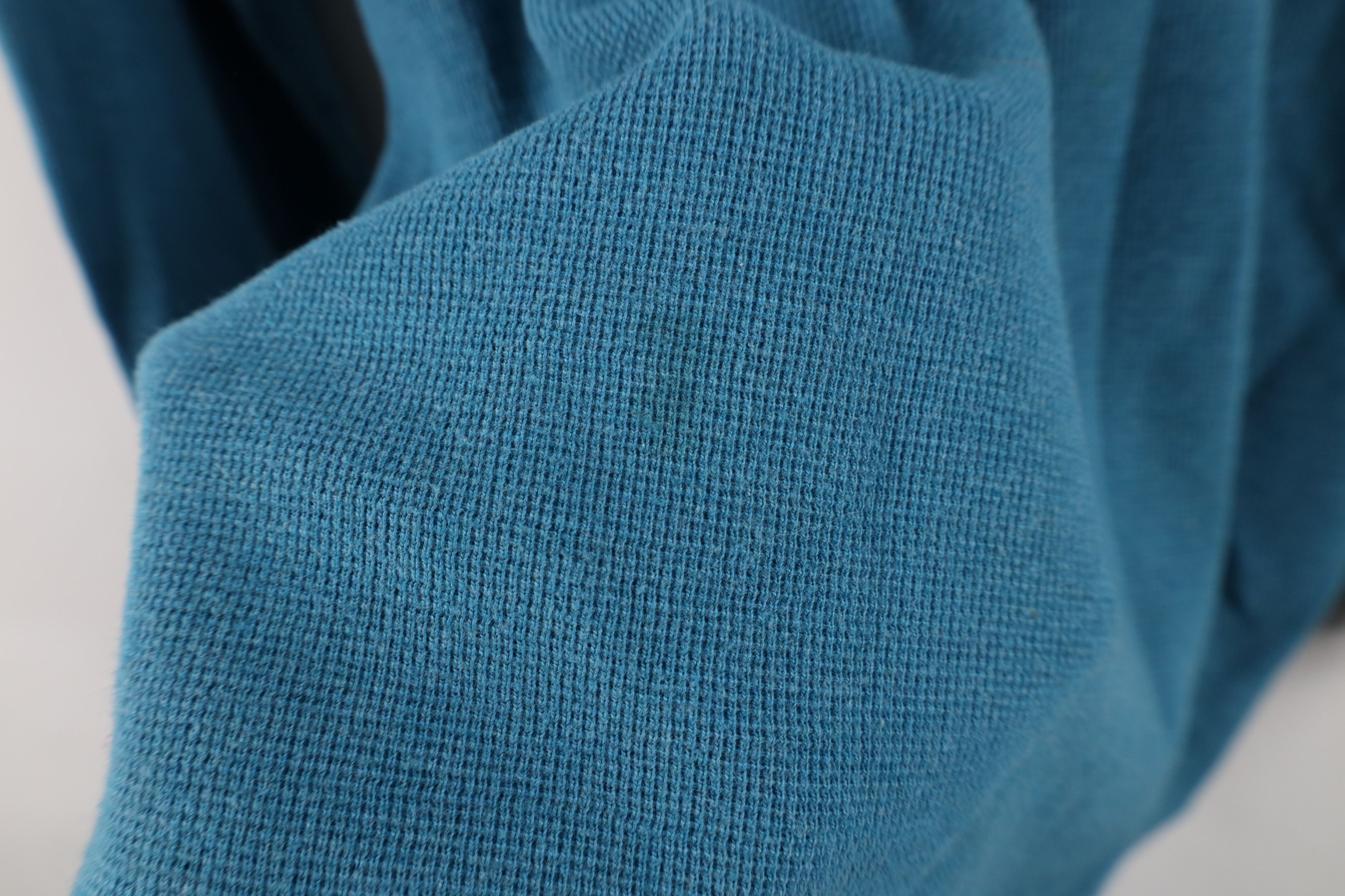 L.L. Bean Vintage LL Bean Waffle Knit Long Sleeve Henley T-Shirt Size US S / EU 44-46 / 1 - 6 Thumbnail