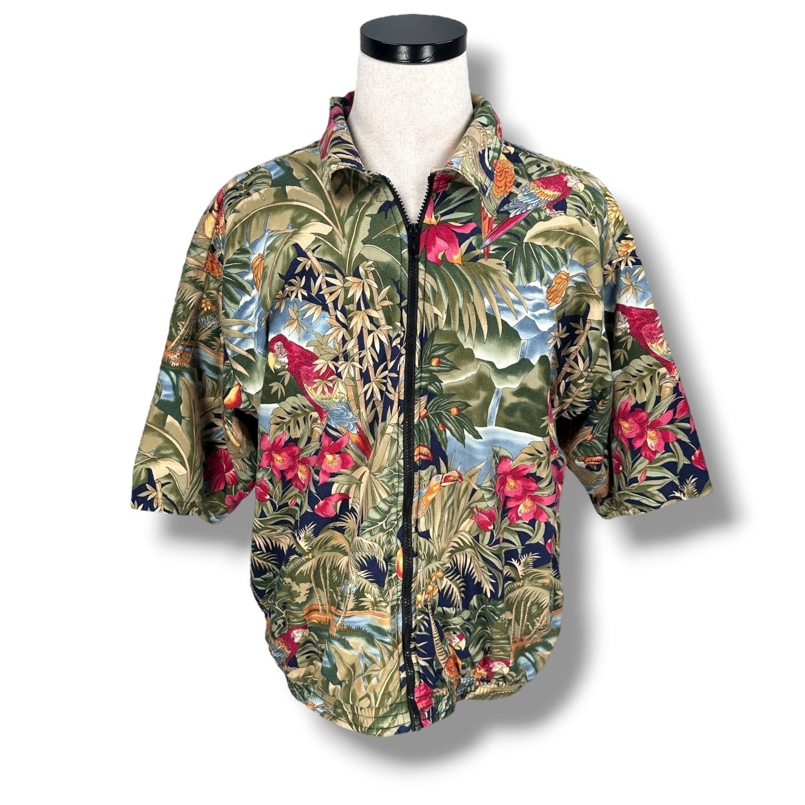 Other VTG Water Blocks Terry Cloth Lined Zip Coverup Jacket Men XL Size US XL / EU 56 / 4 - 1 Thumbnail