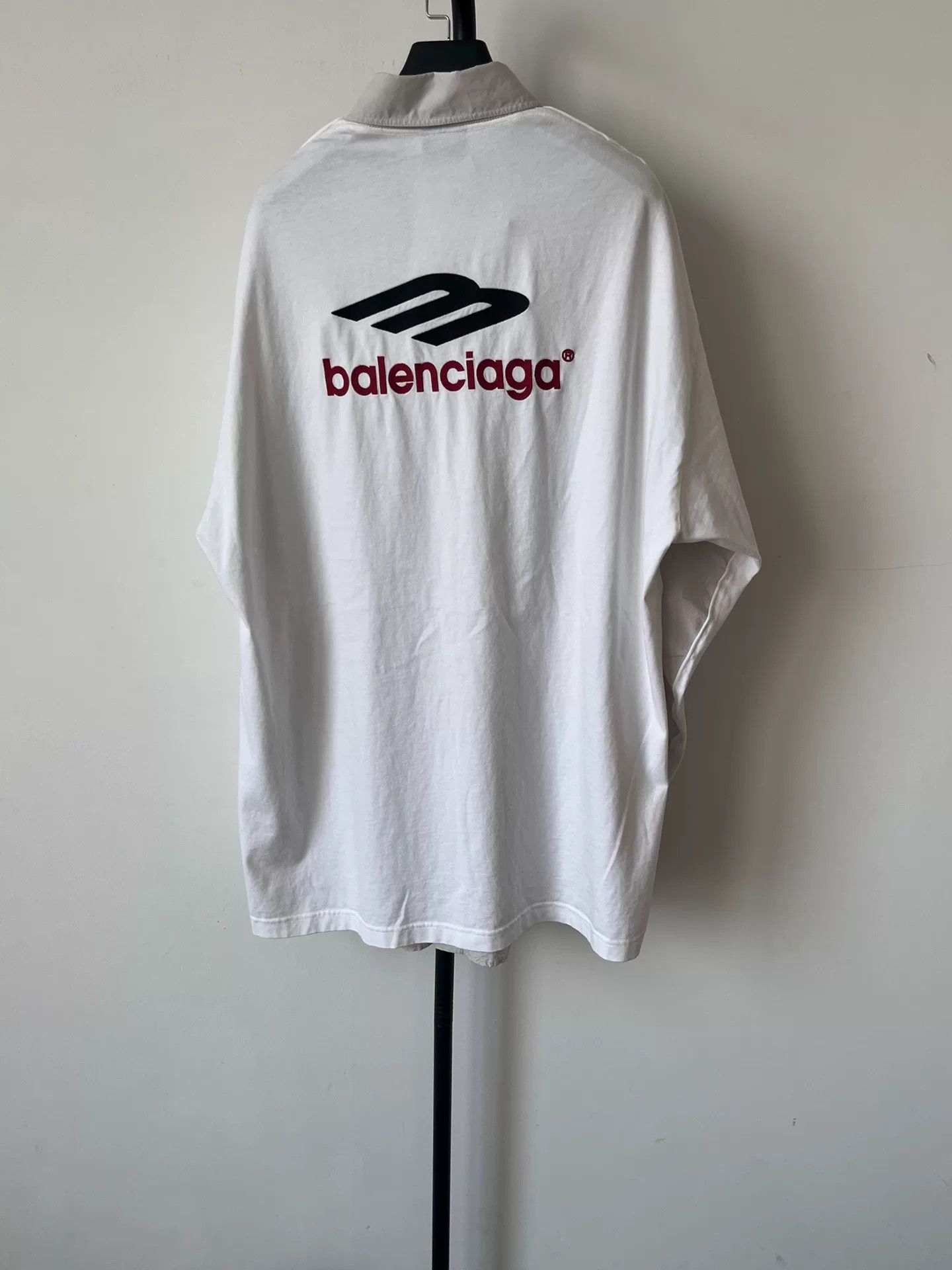 Balenciaga Balenciaga Printed Loose Long Sleeve Shirt Size S / US 4 / IT 40 - 1 Thumbnail