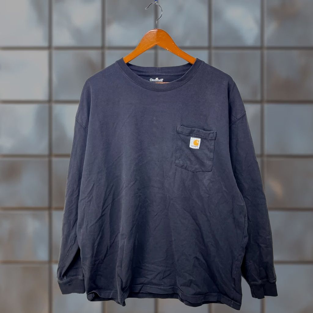 Carhartt Carhartt Black Pocket Long Sleeve Shirt XL Mens Size US XL / EU 56 / 4 - 1 Thumbnail