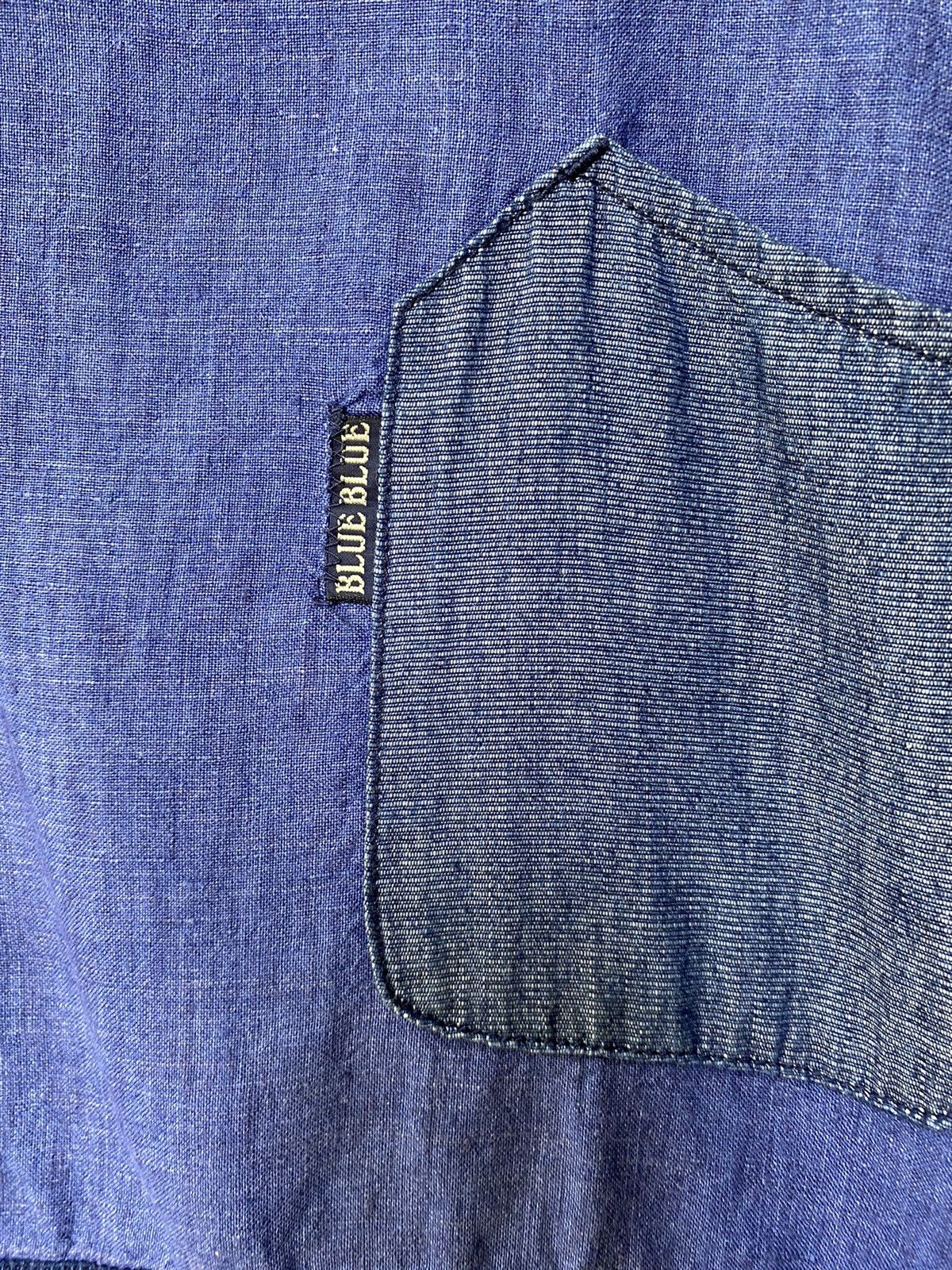 Blue Blue Japan BLUE/BLUE indigo dry patchwork top Size US M / EU 48-50 / 2 - 13 Thumbnail