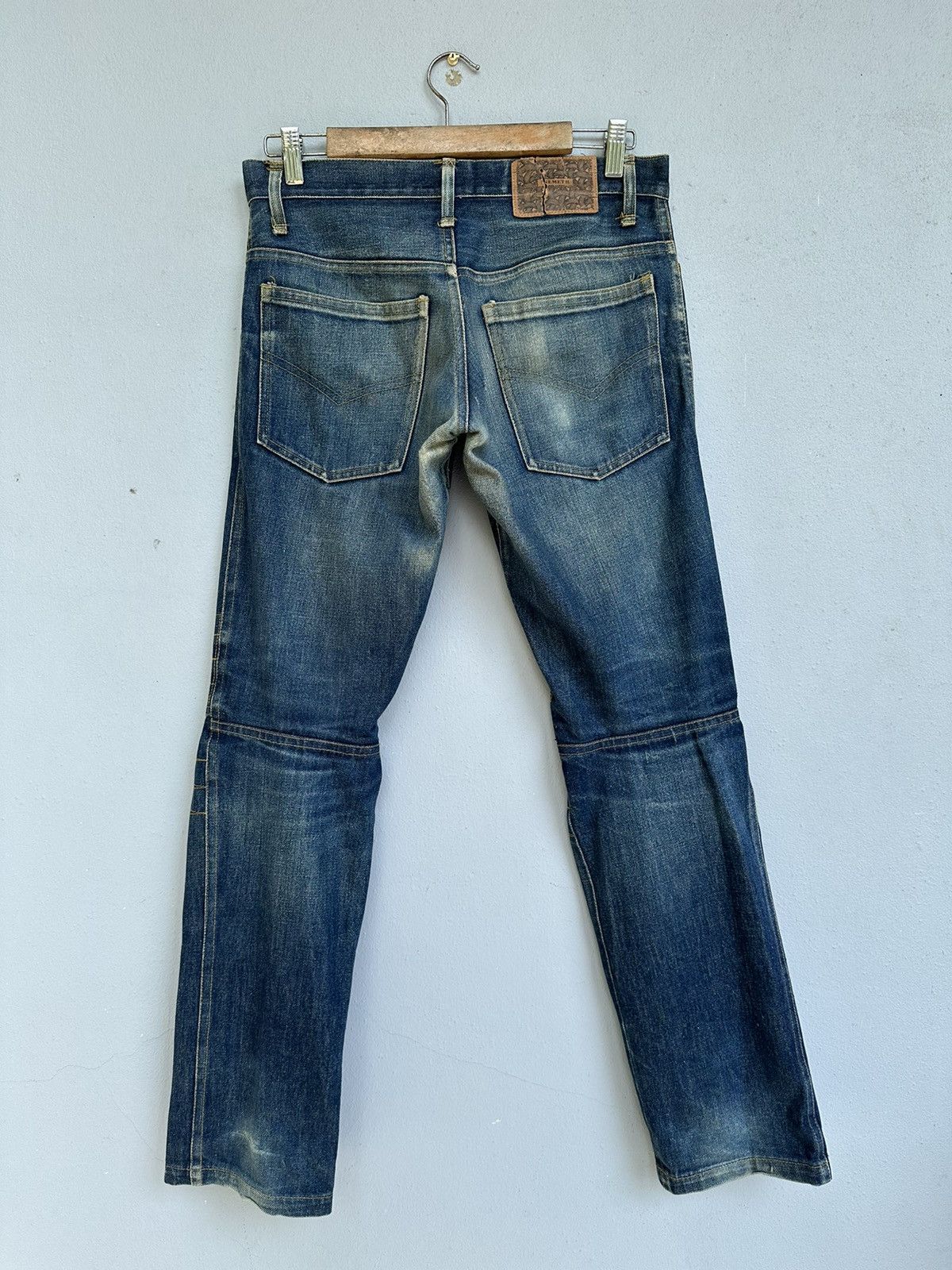 Christopher Nemeth Vintage Nemeth Distressed Biker Jeans Size US 31 - 2 Thumbnail