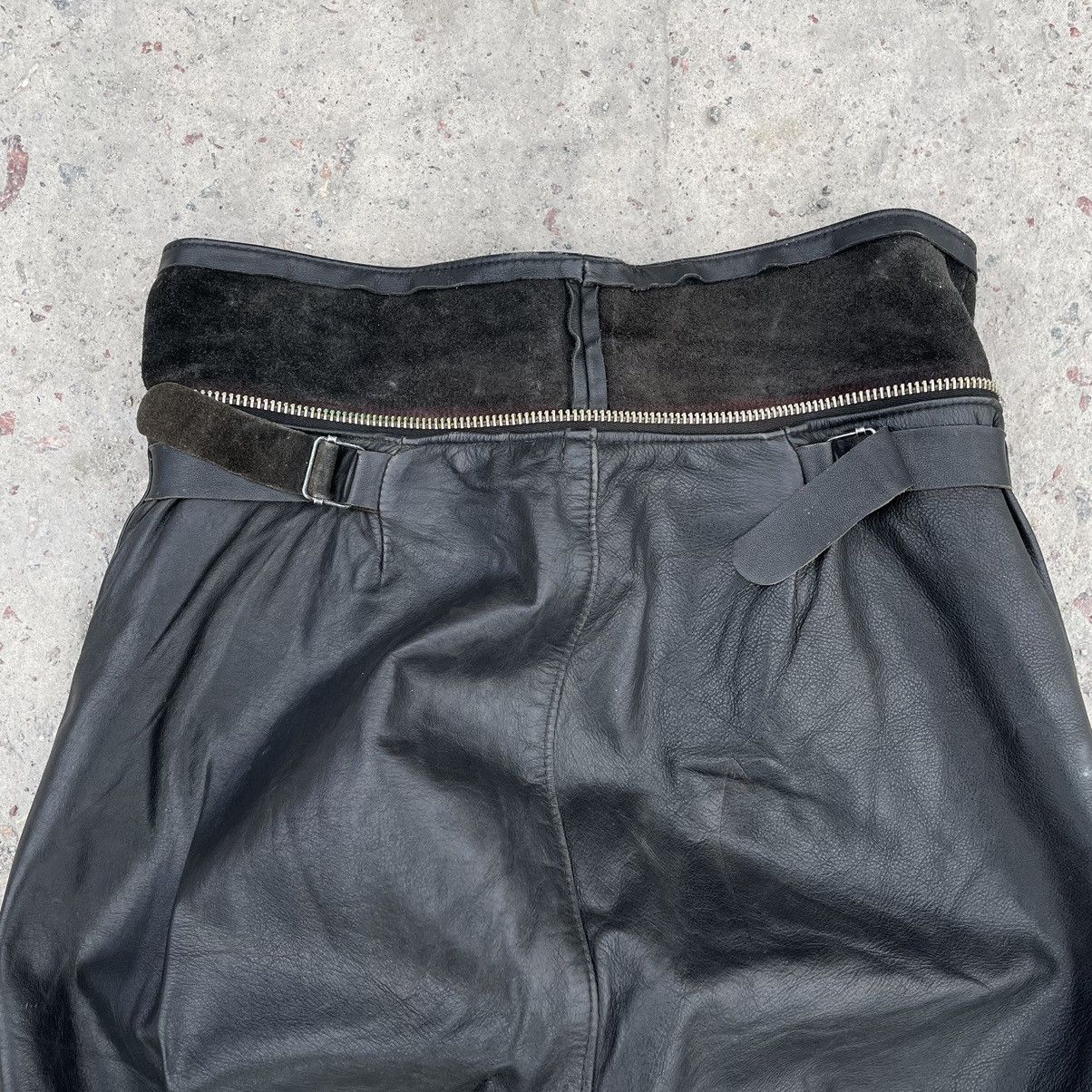 Other Vintage Moto Leather Pants 31-32 Size Y2K 90s USA style Size US 31 - 9 Thumbnail