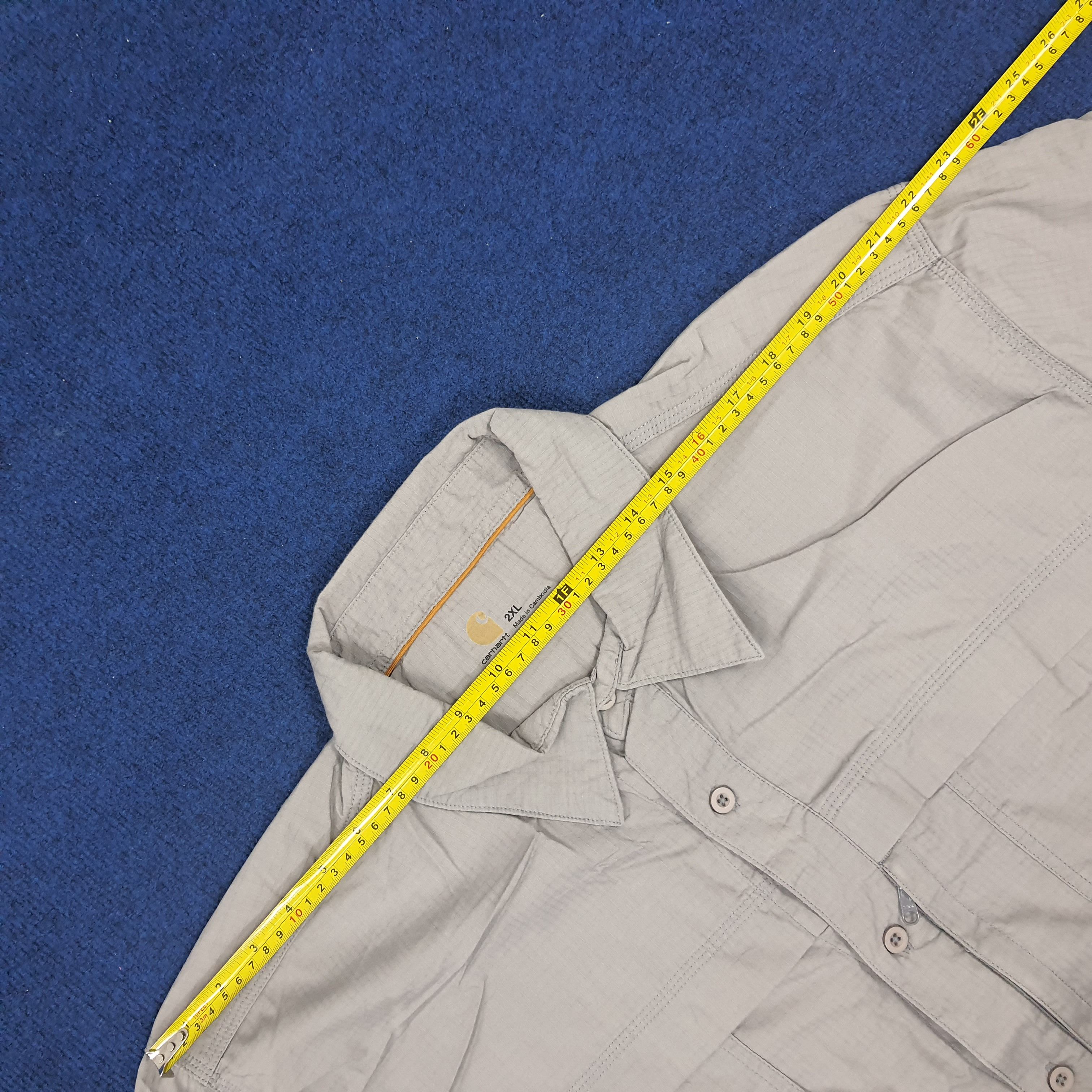 Carhartt × Vintage Vintage Carhartt Force Button Up Work Shirt Size US XXL / EU 58 / 5 - 10 Thumbnail