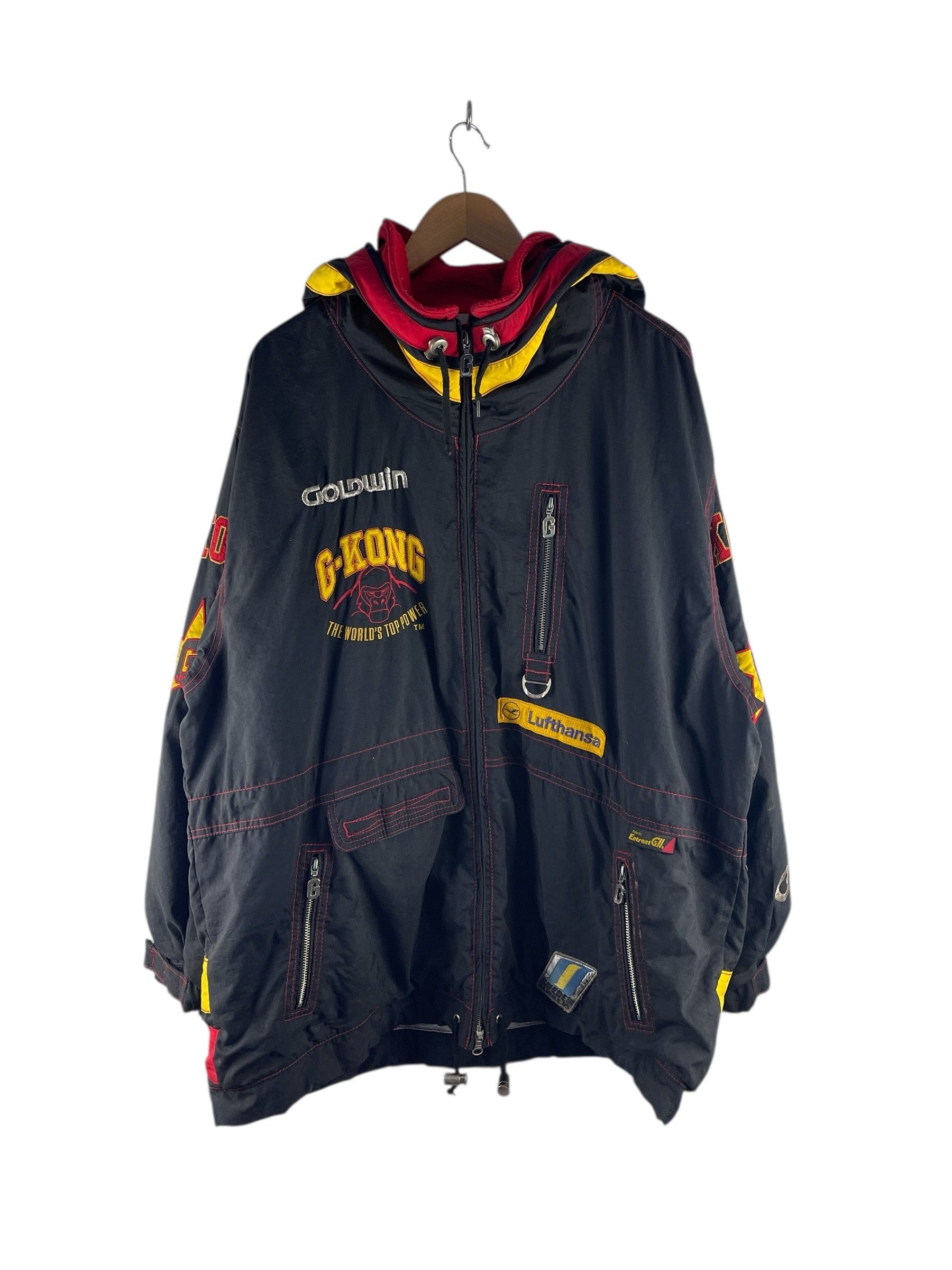 Goldwin Vintage G Kong by Goldwin Ski Hooded Jacket Size US L / EU 52-54 / 3 - 2 Thumbnail