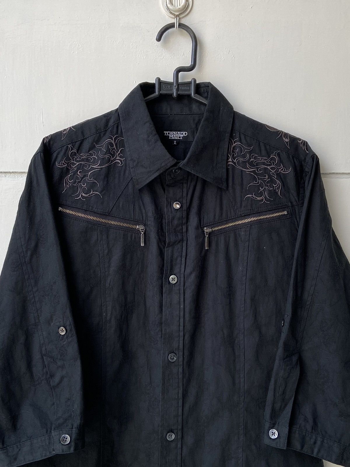 Tornado Mart TORNADO MART Black Shirt Size US S / EU 44-46 / 1 - 12 Thumbnail