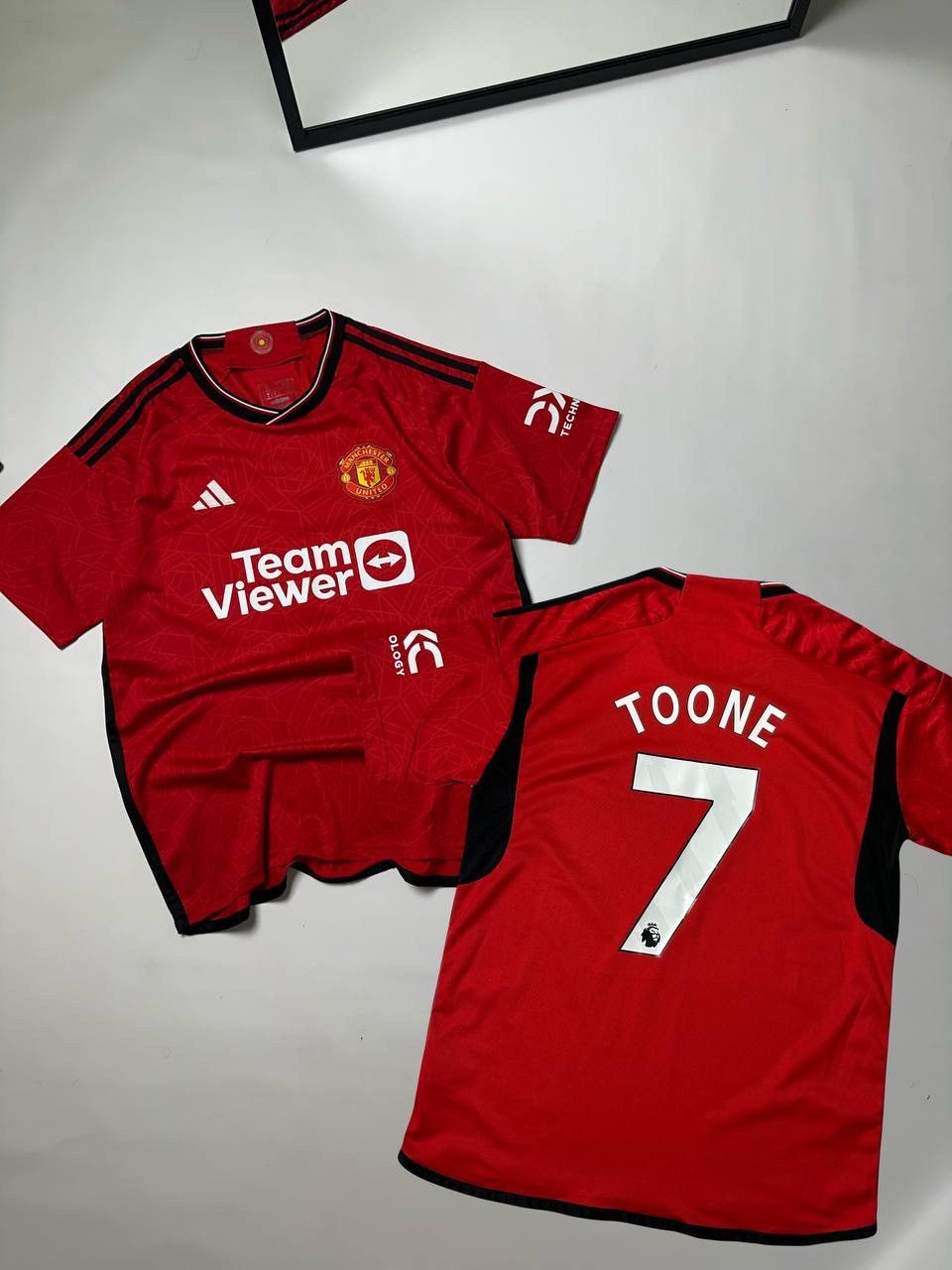 Other 2x ❗️ Manchester United Jersey #7 Away Home 2023-24 Size US L / EU 52-54 / 3 - 2 Thumbnail