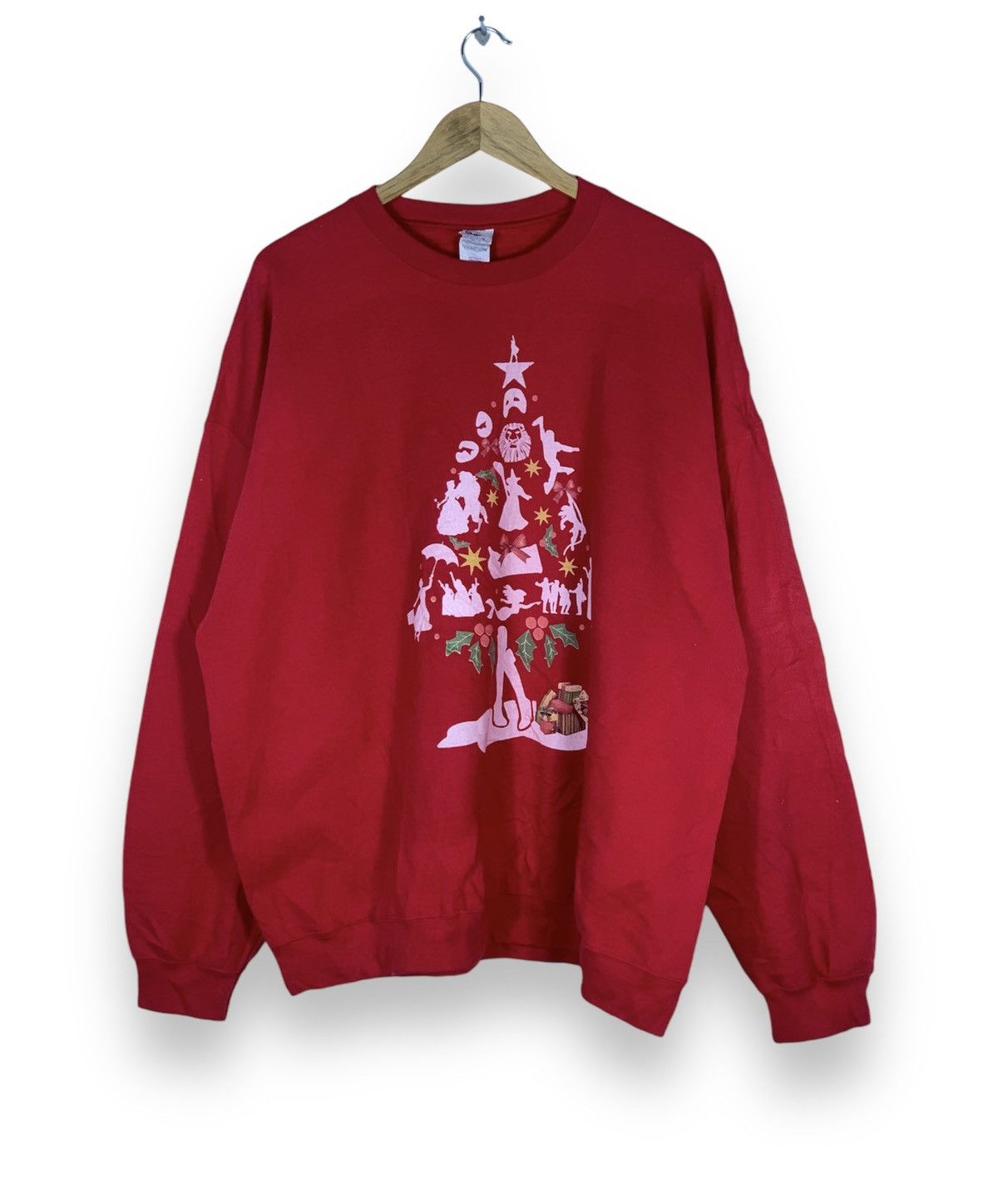 Designer × Vintage Vintage Red sweatshirt Size US XXL / EU 58 / 5 - 1 Thumbnail