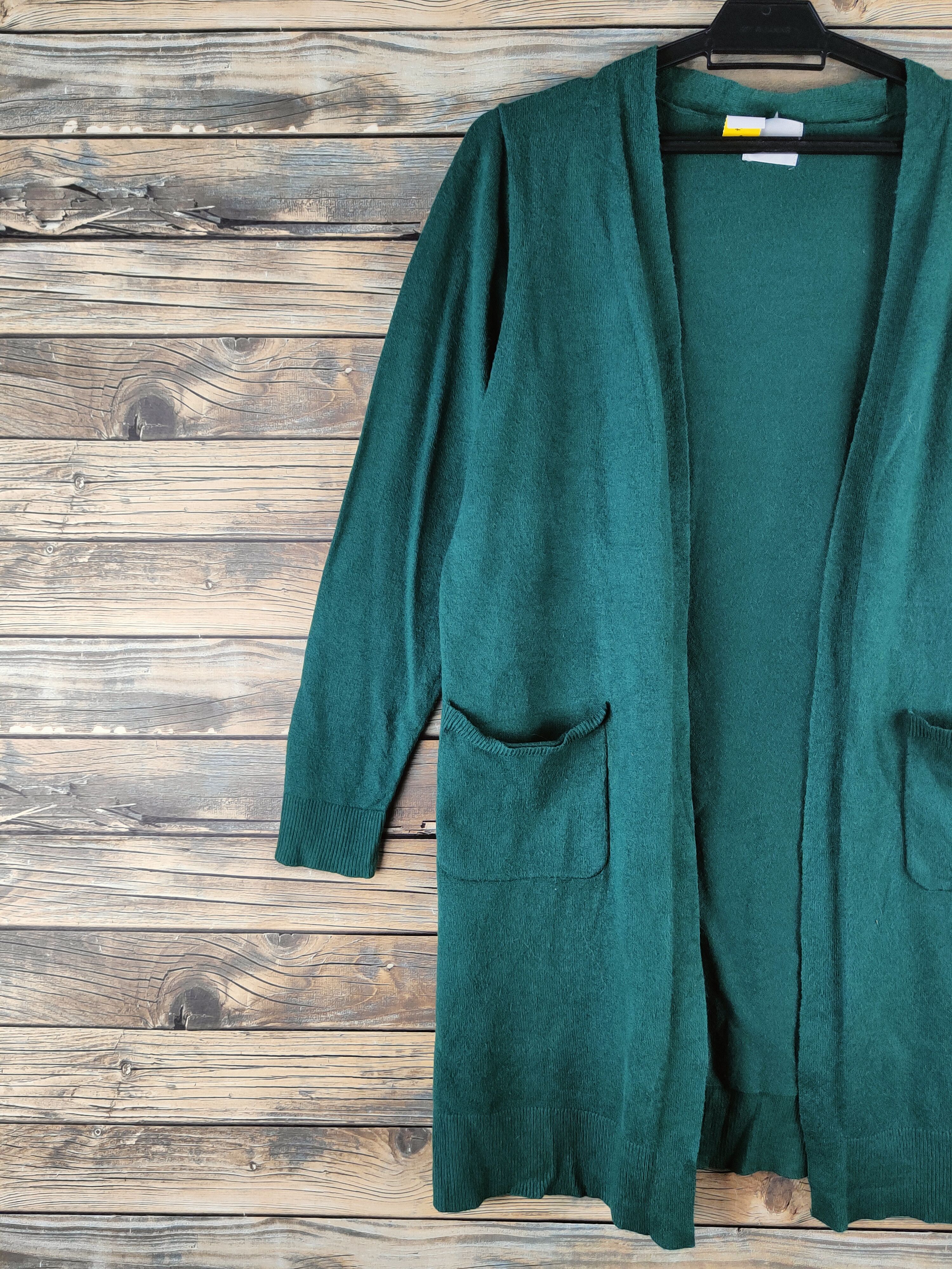 Japanese Brand DL Cascata Green Knitwear Cardigan #46-944 Size M / US 6-8 / IT 42-44 - 3 Thumbnail