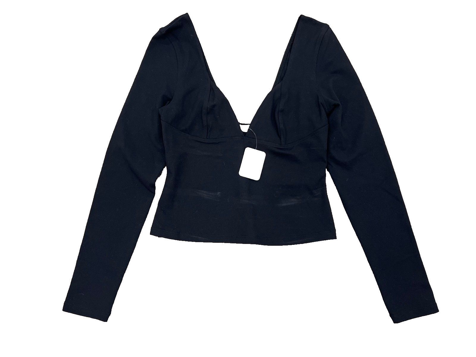 Free People Free People Duo Corset Long Sleeve Top Black ( S ) Size S / US 4 / IT 40 - 3 Thumbnail