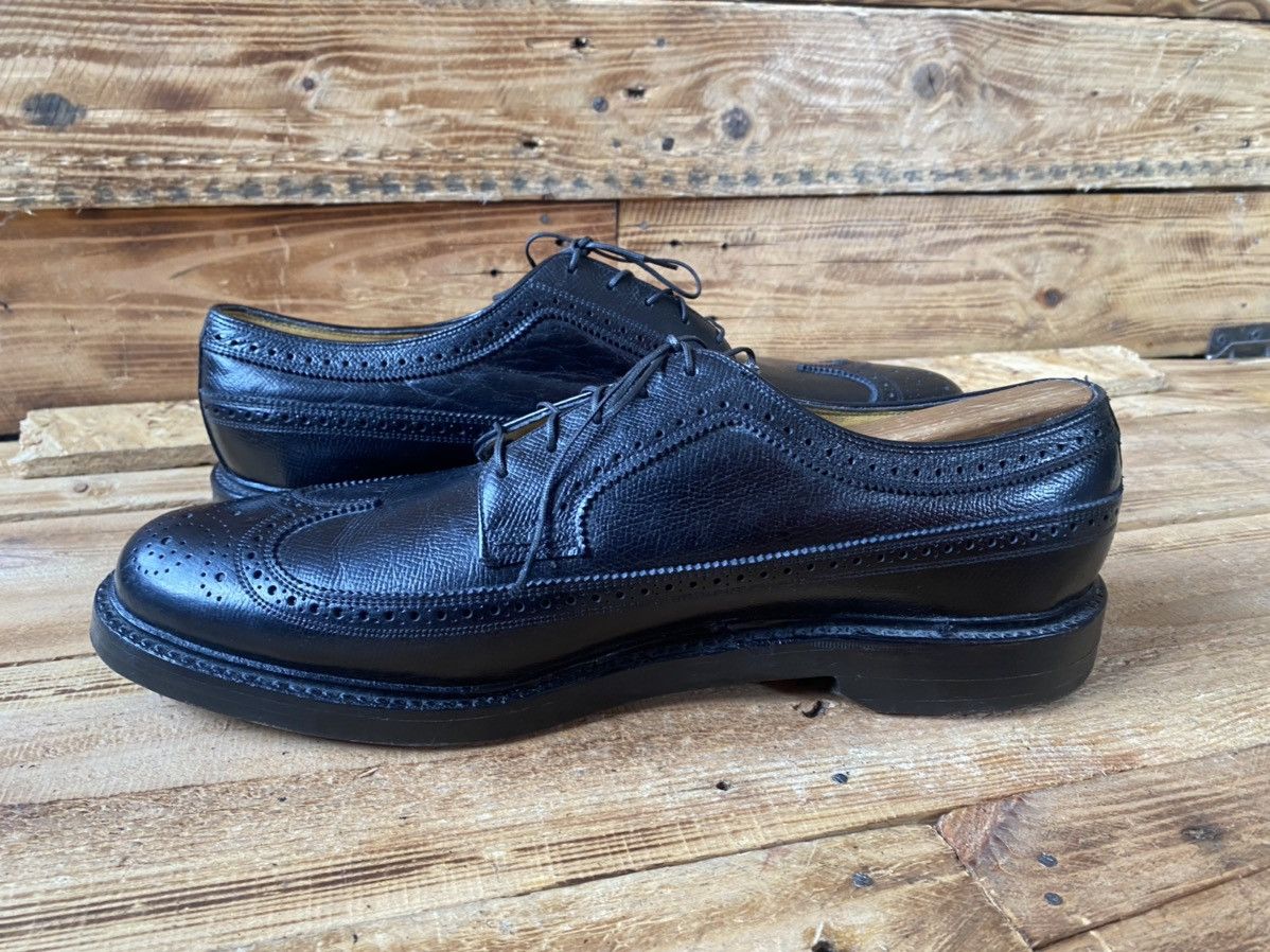 Vintage Vintage royal imperial florsheim black wingtip oxford sz 11C Size US 11 / EU 44 - 13 Thumbnail