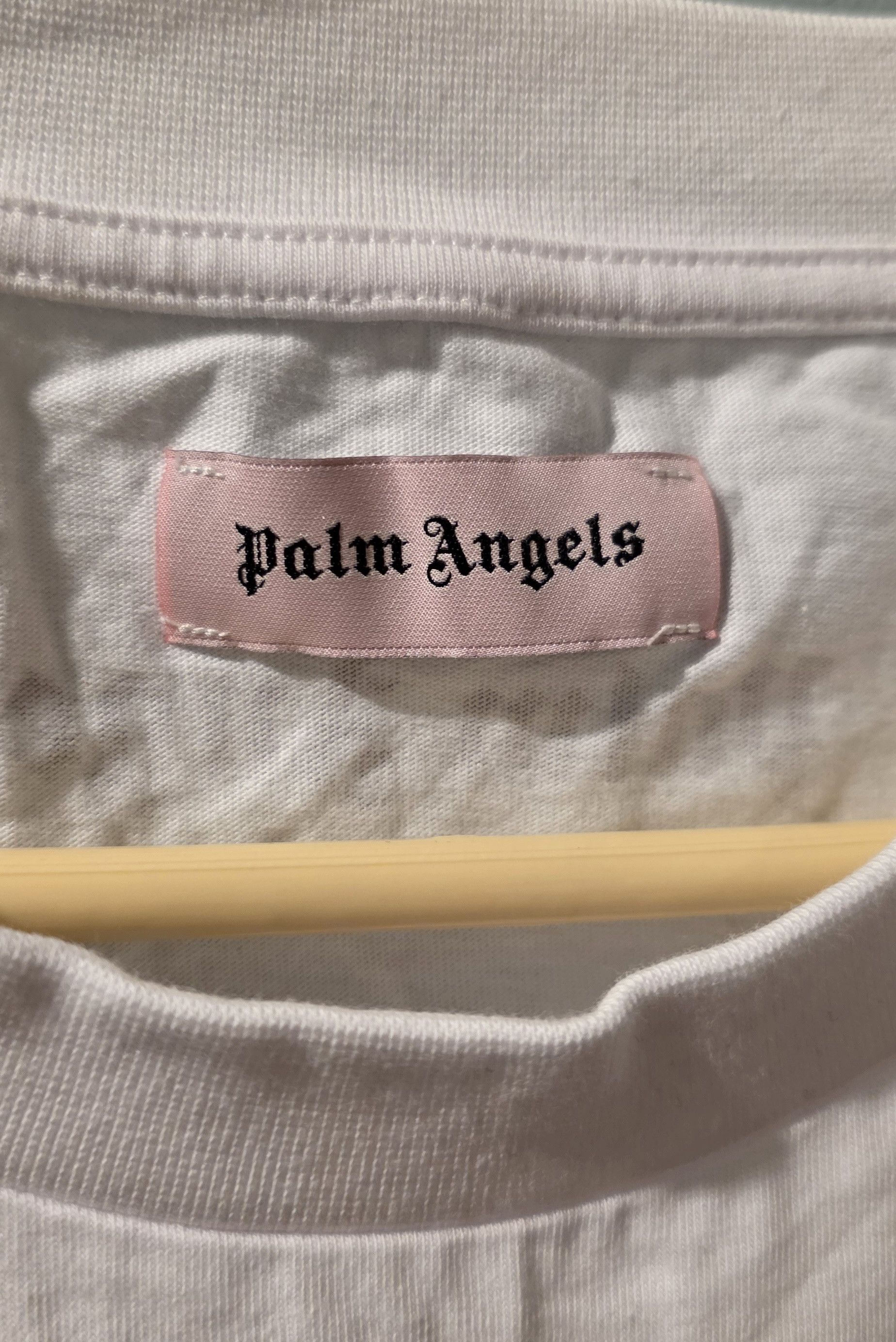 Palm Angels Palm Angels High As Your Expectations White T-Shirt Size Size US L / EU 52-54 / 3 - 4 Thumbnail