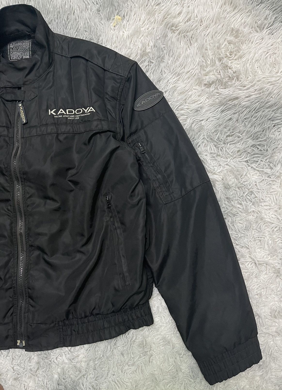 Kadoya 2000s K’S LEATHER BY KADOYA BIKER JACKET RARE Size US L / EU 52-54 / 3 - 4 Thumbnail