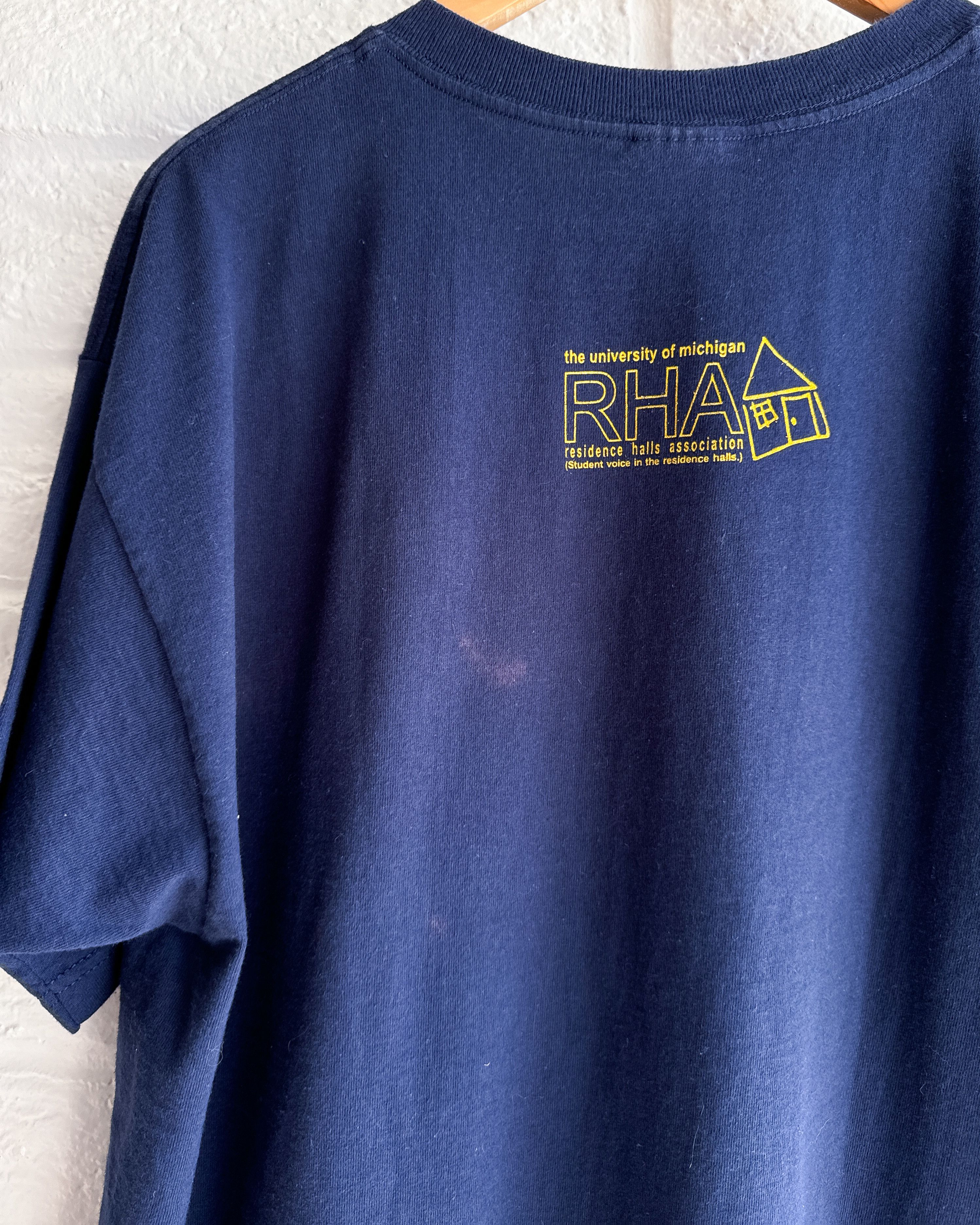 Vintage Vintage Michigan State T Shirt Navy Blue Men's XL Res Hall Size US XL / EU 56 / 4 - 5 Thumbnail