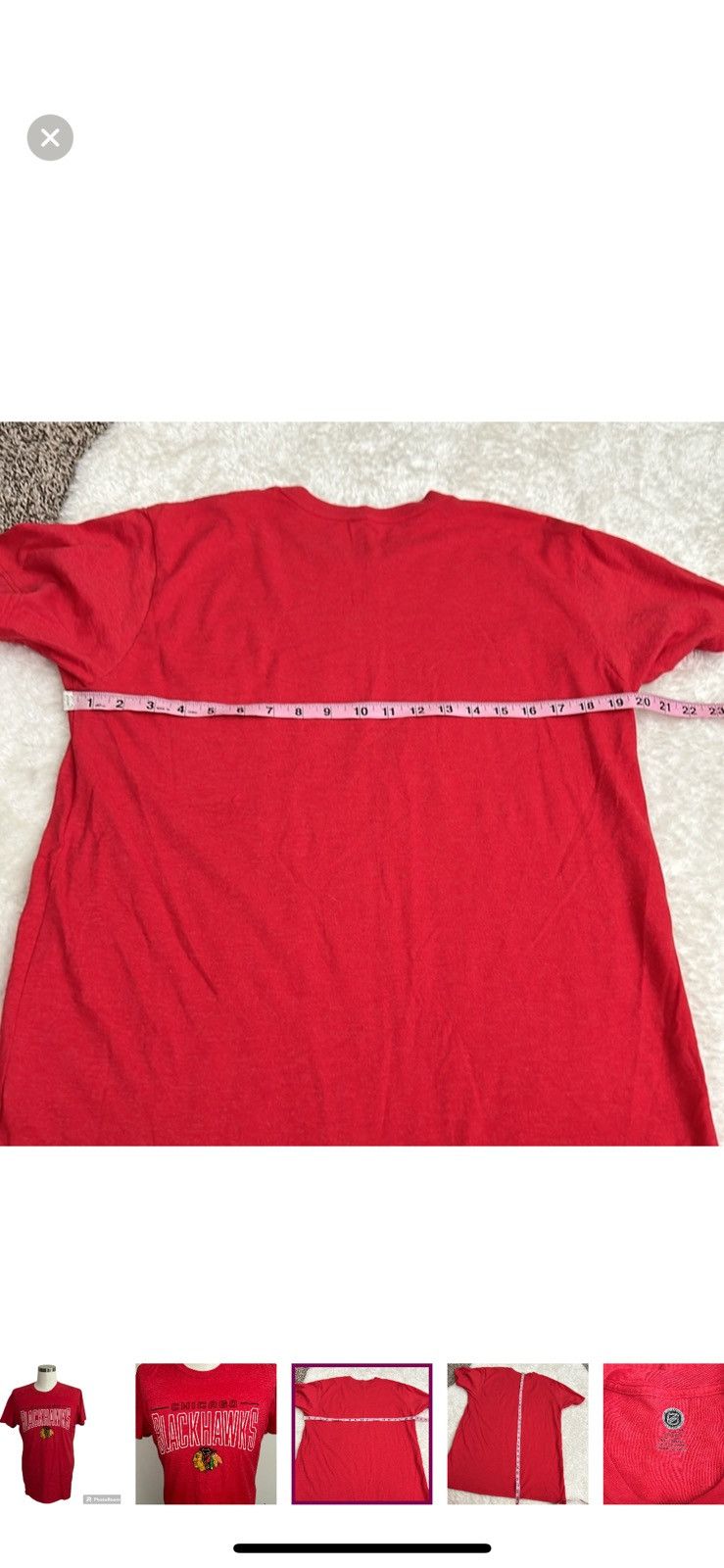 NHL NHL large Chicago Blackhawks short sleeved tee Size US L / EU 52-54 / 3 - 6 Thumbnail