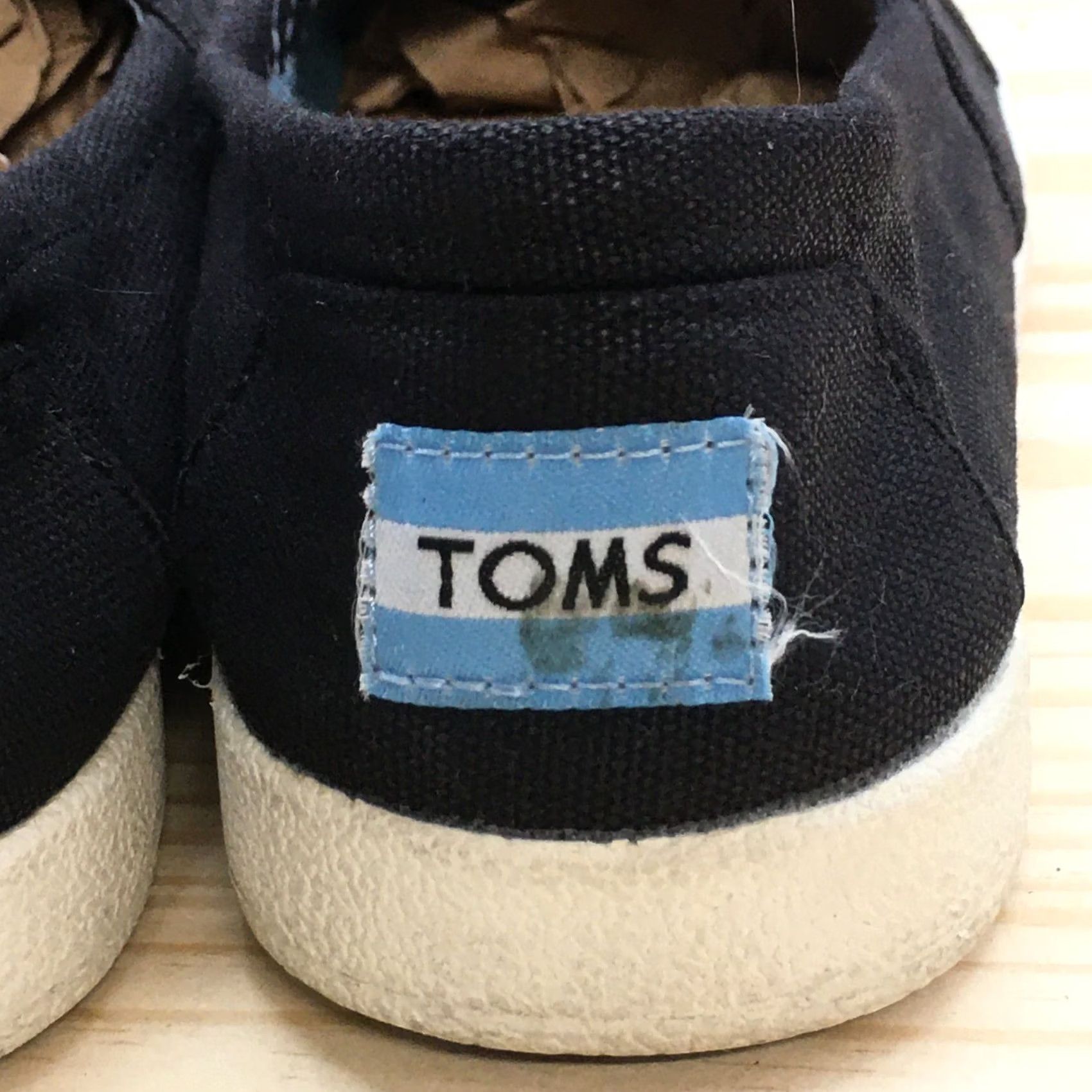 Toms TOMS Loafer Womens 6W Black Alpargata Round Toe Slip On Flats Casual Comfort Size US 6 / IT 36 - 7 Thumbnail