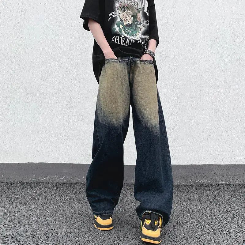 Japanese Brand Retro loose fitting wide leg jeans Size US 32 / EU 48 - 2 Thumbnail