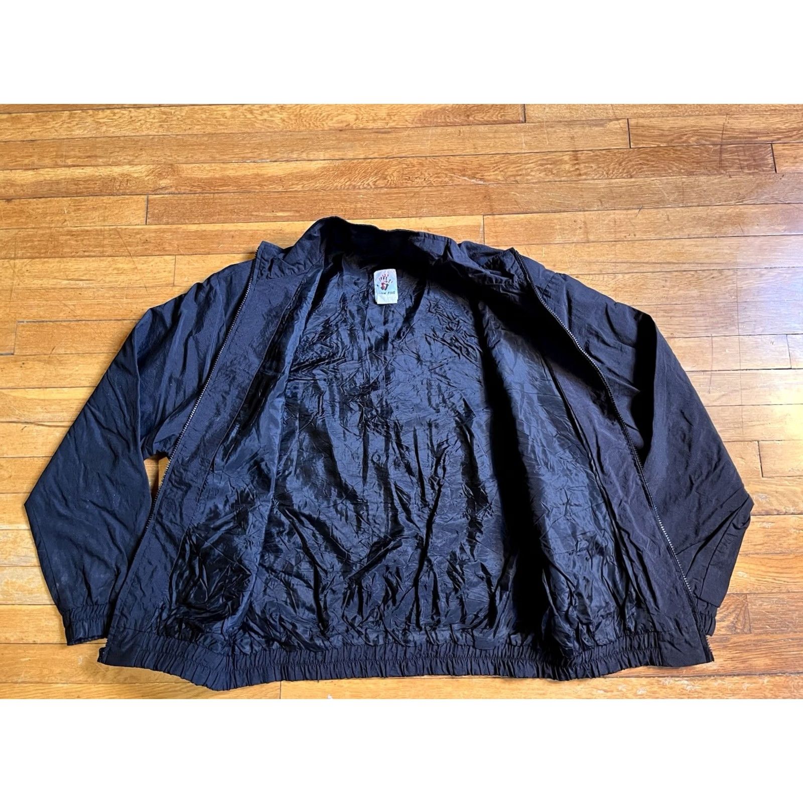 Vintage VINTAGE WFAN Sports Radio 66AM New York Jacket Mens XL Black 90s Size US XL / EU 56 / 4 - 7 Thumbnail