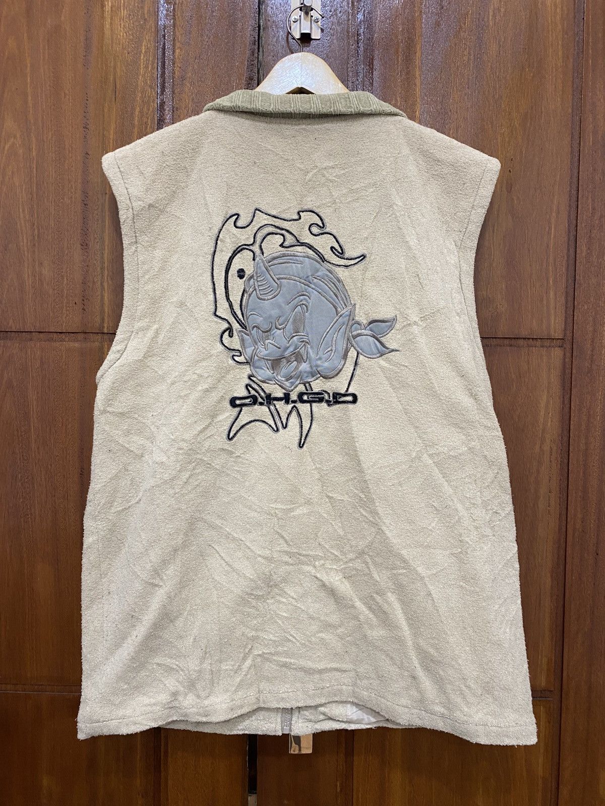 If Six Was Nine OHG Devil Japanese Vest Devil Patch Avantgarde Y2K Size US XL / EU 56 / 4 - 1 Thumbnail