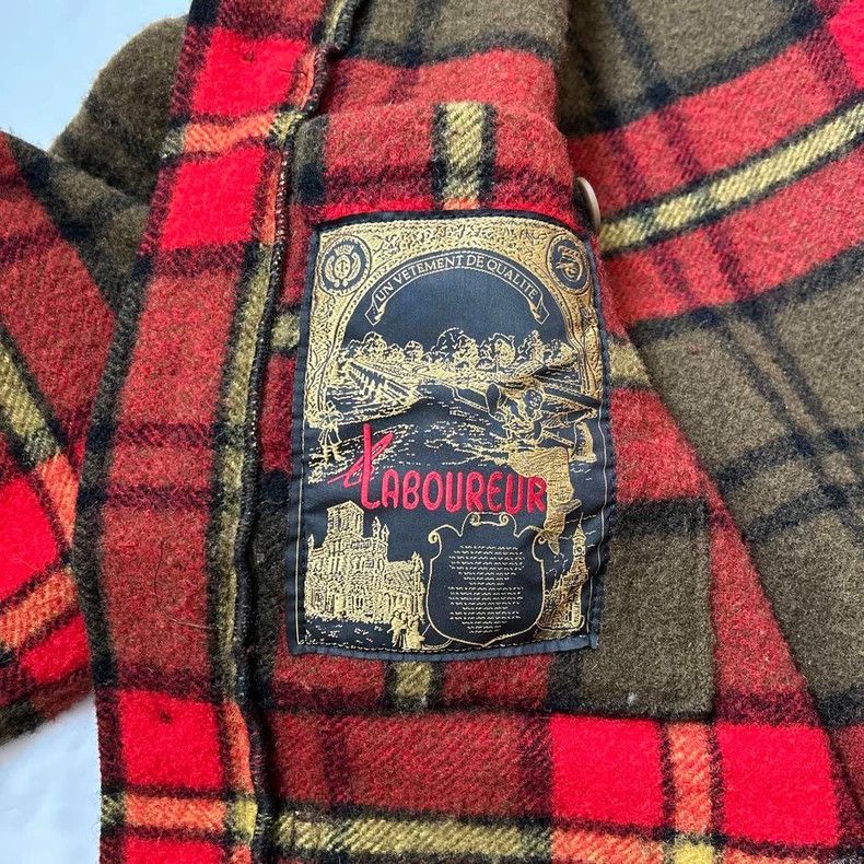 Comme des Garcons Comme Des Garcons Co-branded wool plaid jacket coat Size US XS / EU 42 / 0 - 4 Thumbnail