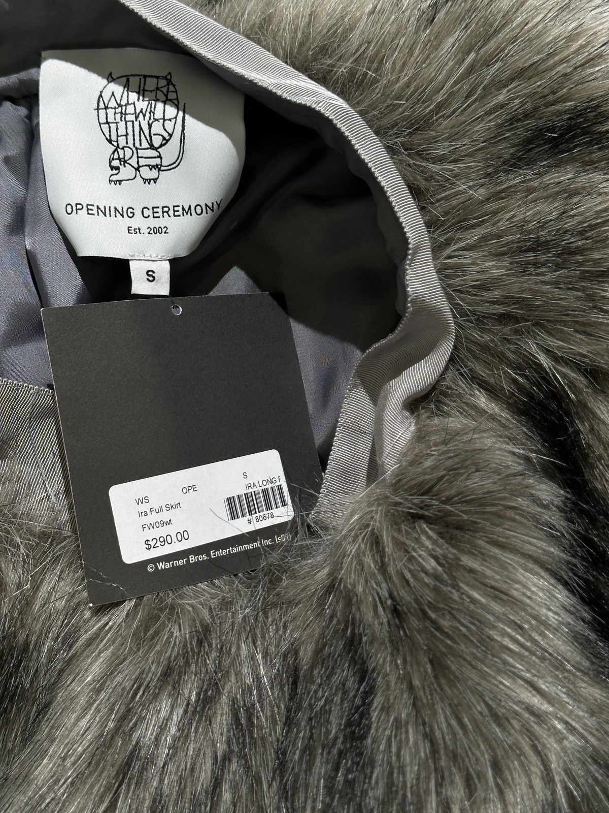 Opening Ceremony OC x Where the wild things are plush faux fur skirt Size 26" / US 2 / IT 38 - 2 Thumbnail