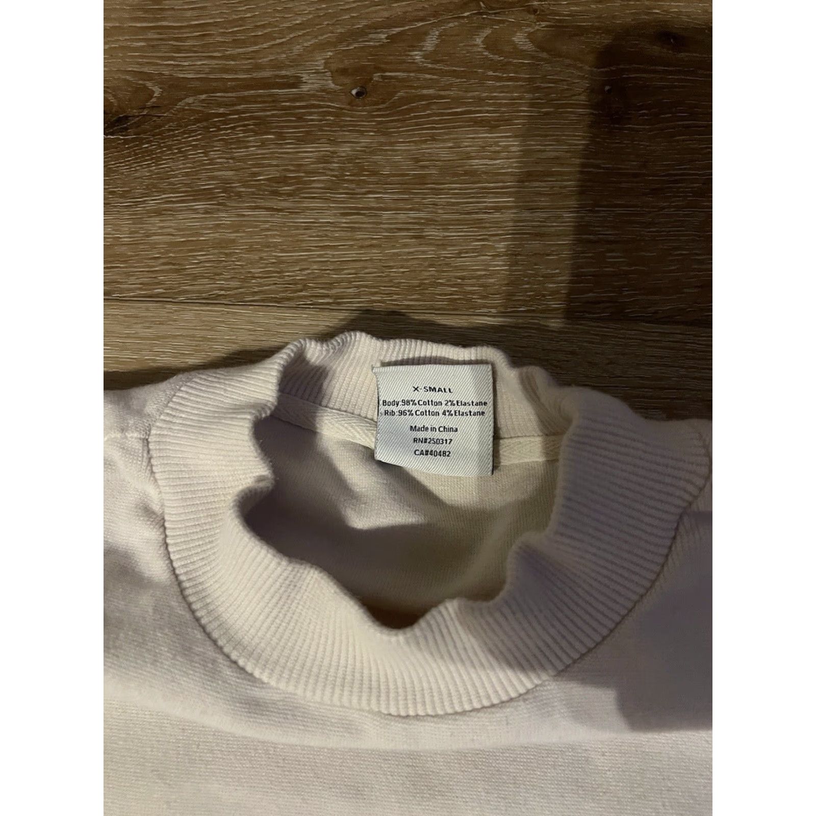 Varley VINTAGE Varley by Antrhopologie Womens Ivory Pullover Sweatshirt XS Size XS / US 0-2 / IT 36-38 - 4 Thumbnail