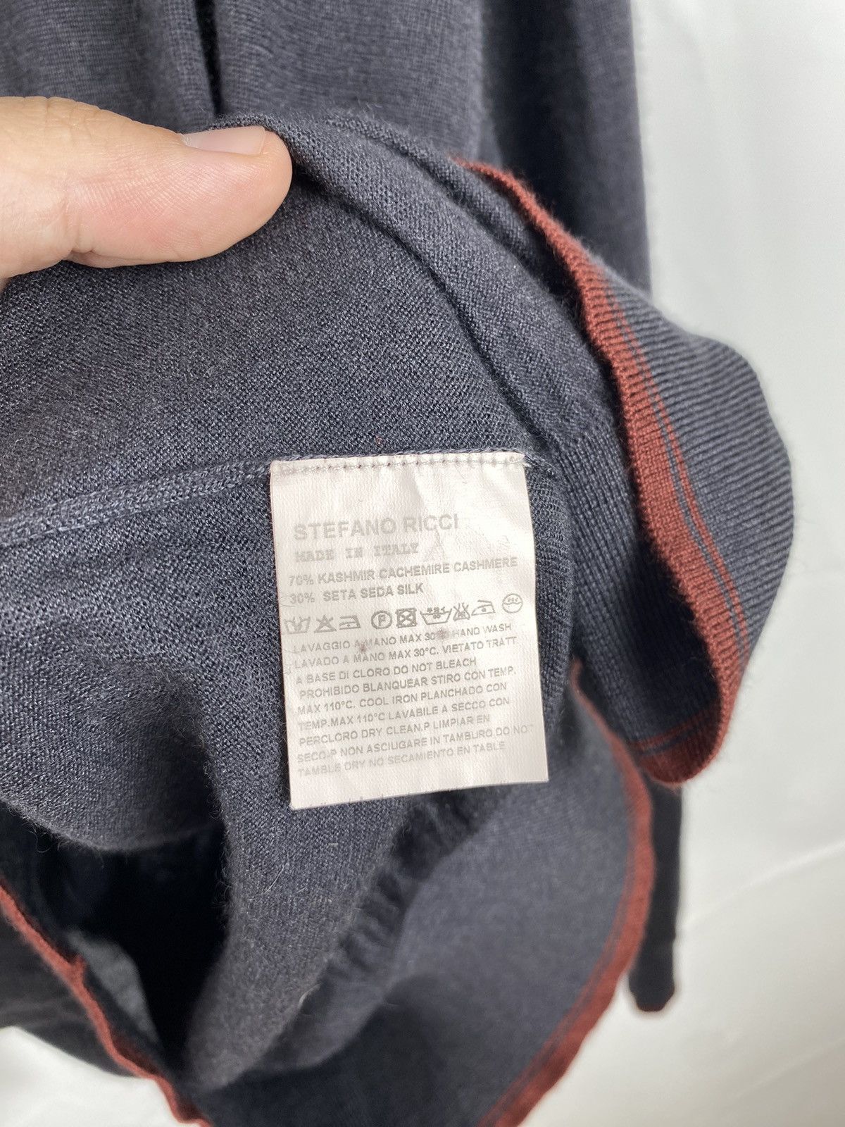 Stefano Ricci Stefano Ricci Cashmere-Silk 1/3 Zip Jumper Collared size 56 Size US XL / EU 56 / 4 - 12 Thumbnail