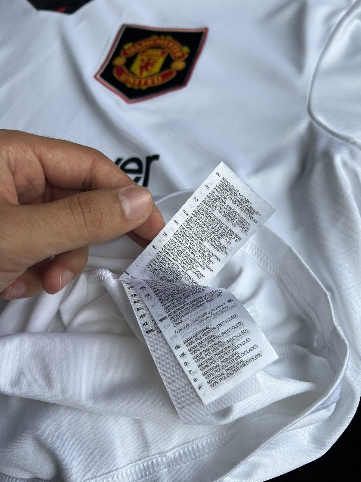 Adidas Man United 22/23 Away Shirt XL Adidas TeamViewer White Size US XL / EU 56 / 4 - 19 Thumbnail