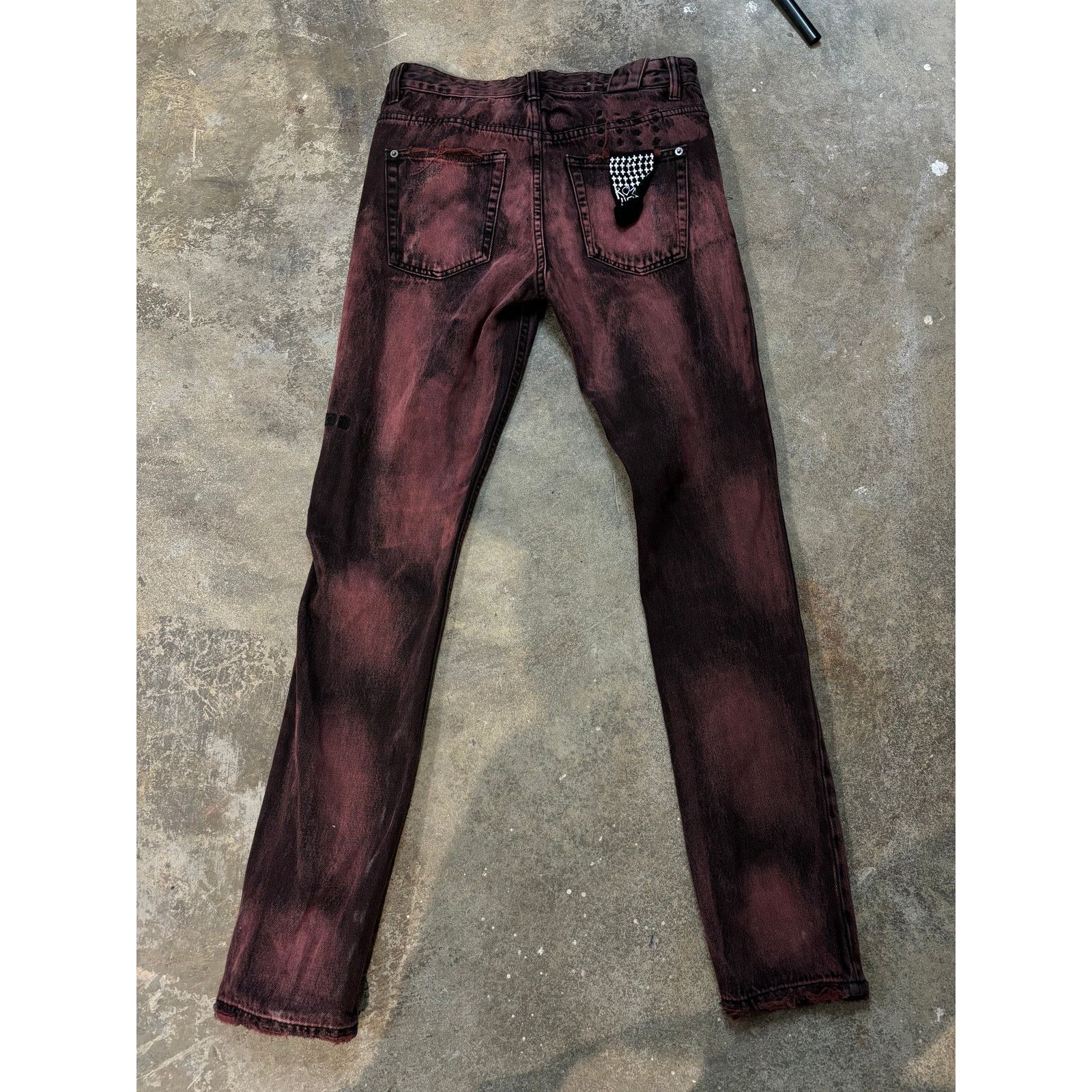 Ksubi Ksubi Jeans Maroon 30 Used Size US 30 / EU 46 - 2 Thumbnail