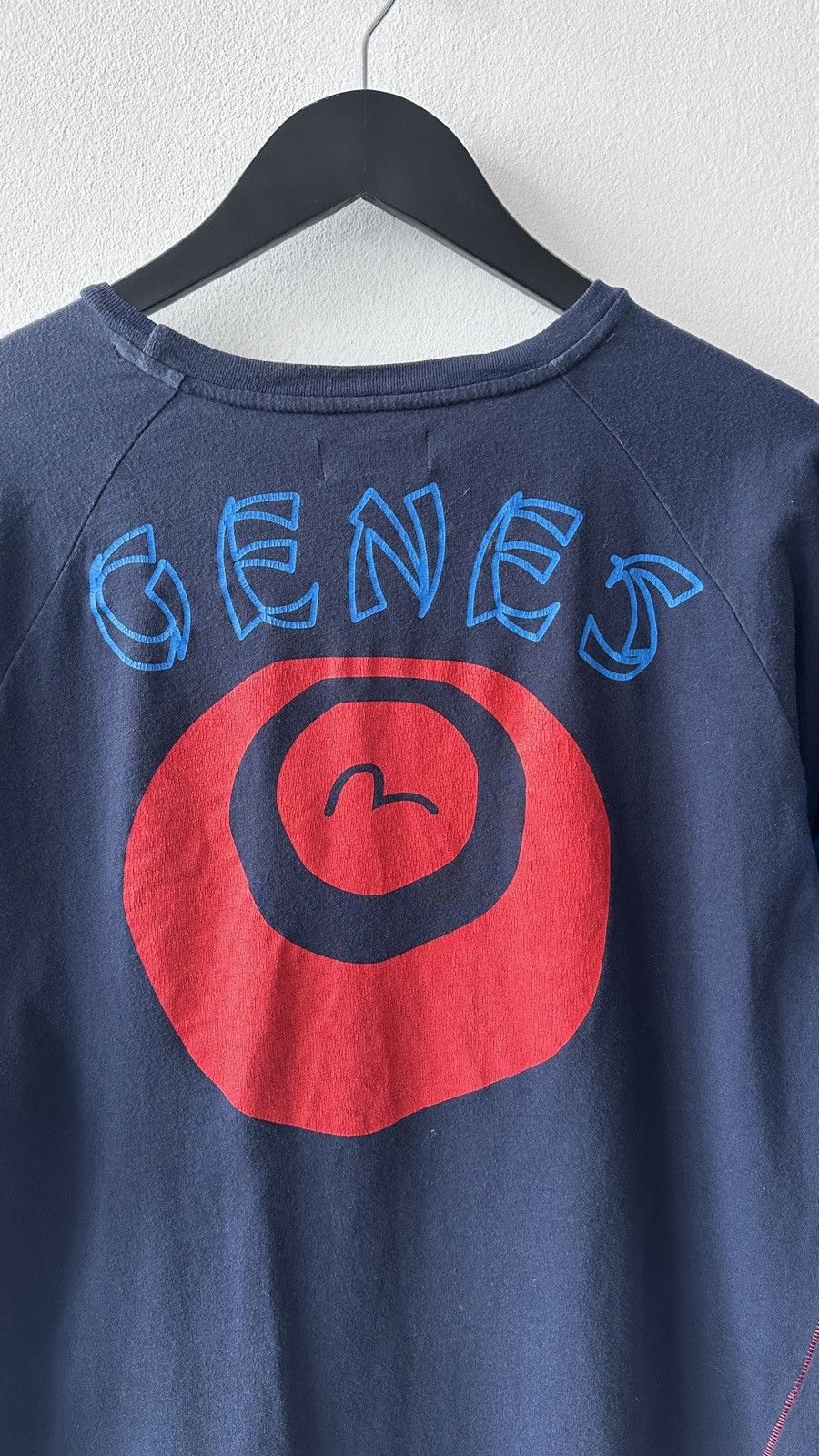 Evisu Vintage Evisu Genes T-Shirt Navy XXL Big Logo Y2K Streetwear Size US XXL / EU 58 / 5 - 13 Thumbnail