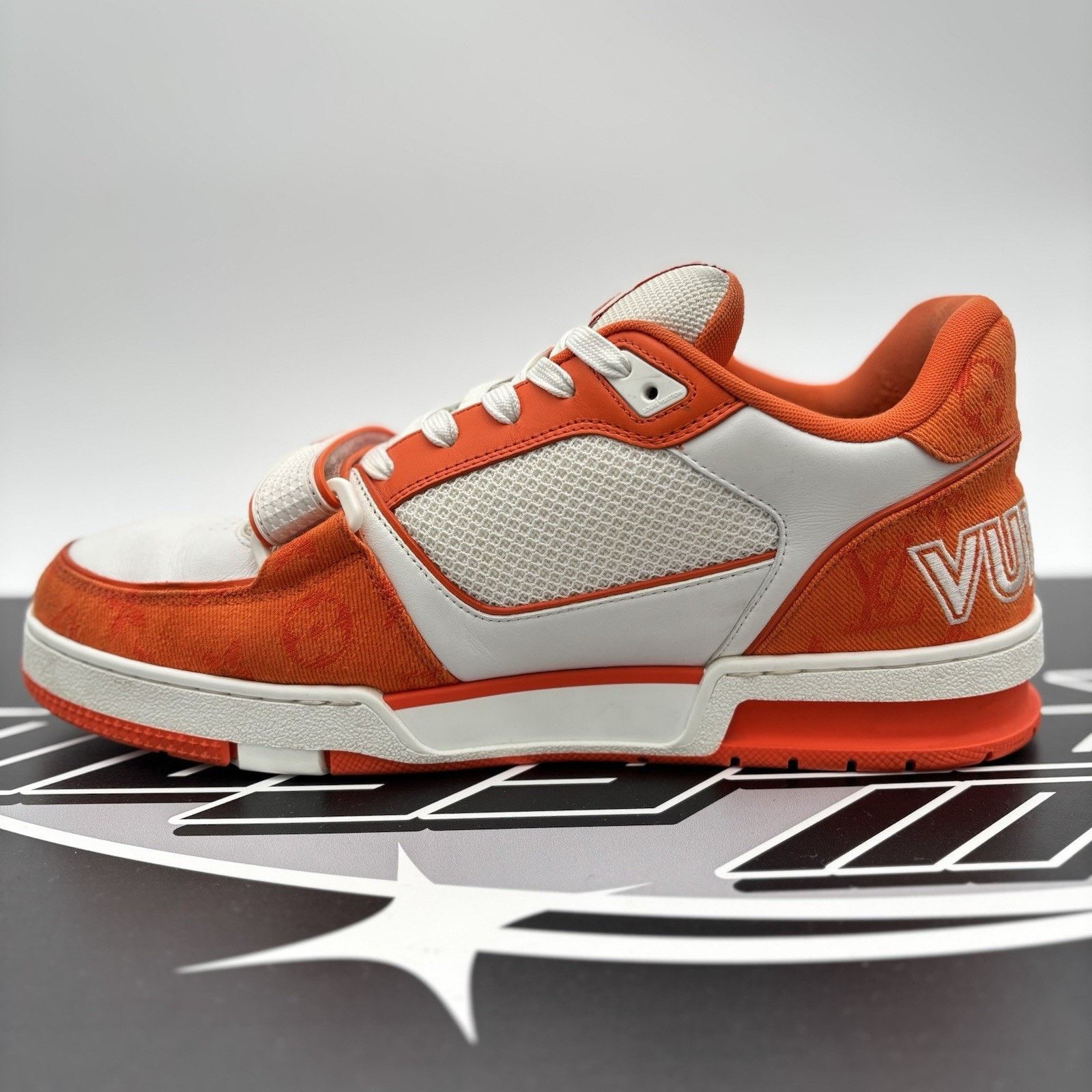 Louis Vuitton Louis Vuitton Trainer Strap ' Orange ' | GREAT CONDITION! Size US 10.5 / EU 43-44 - 4 Thumbnail