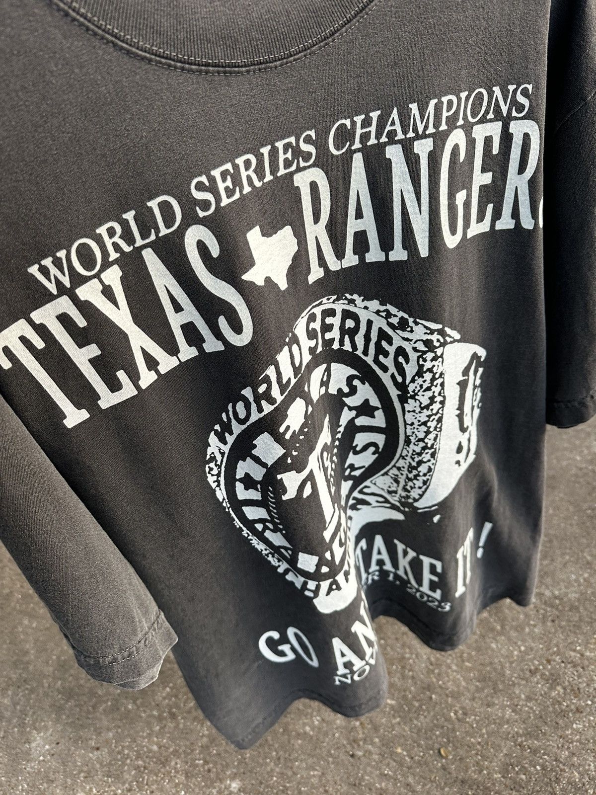 MLB Heavyweight Texas Rangers World Series Champions Size US XL / EU 56 / 4 - 5 Thumbnail