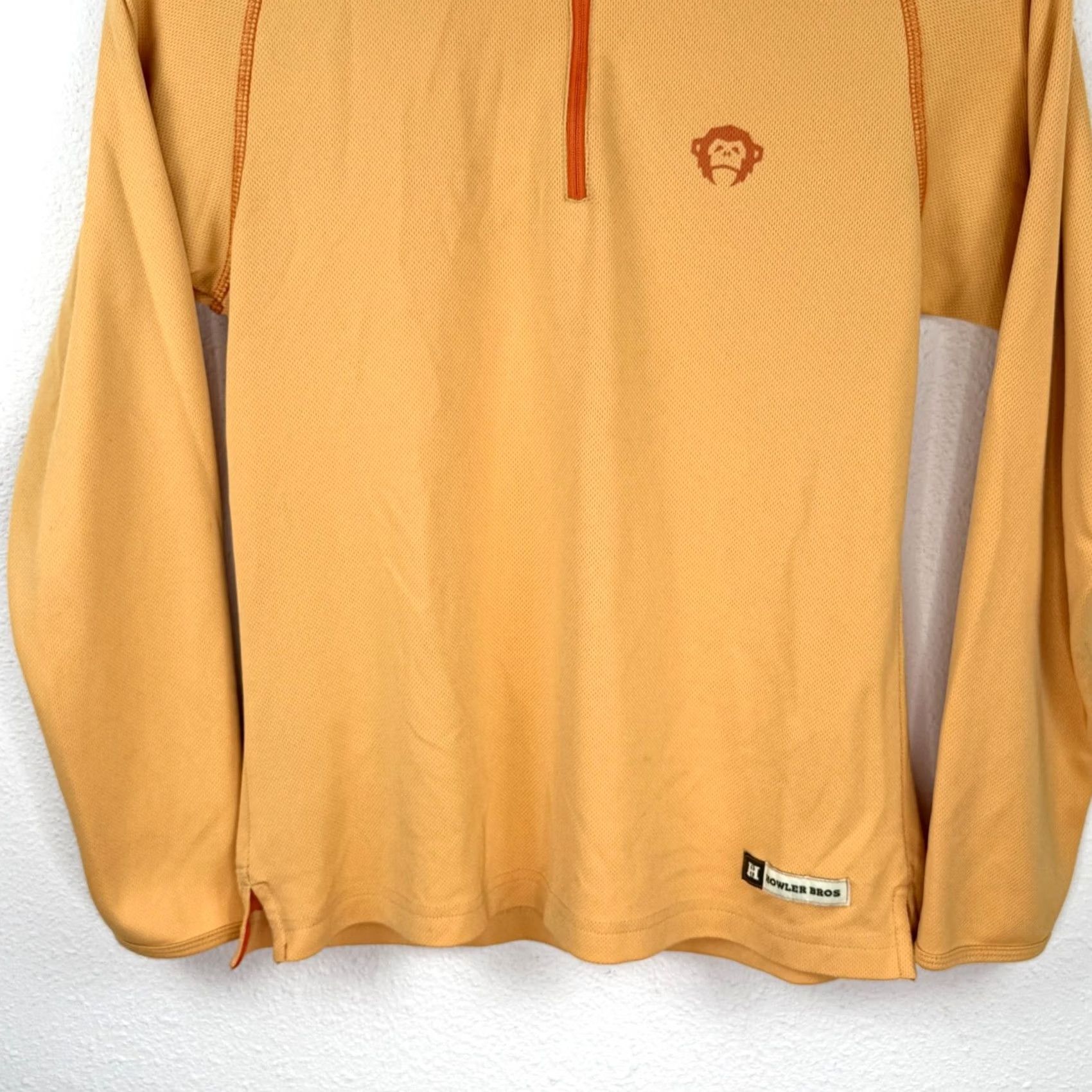 Howler Brothers Howler Brothers Shirt Mens S Orange 1/4 Zip Pullover Activewear Casual Travel Outdoor Size US S / EU 44-46 / 1 - 3 Thumbnail
