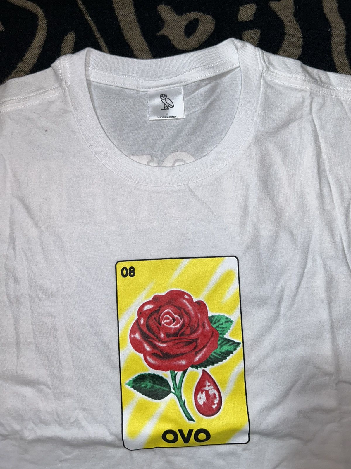 October's Very Own OVO Rose T-Shirt Size US L / EU 52-54 / 3 - 3 Thumbnail