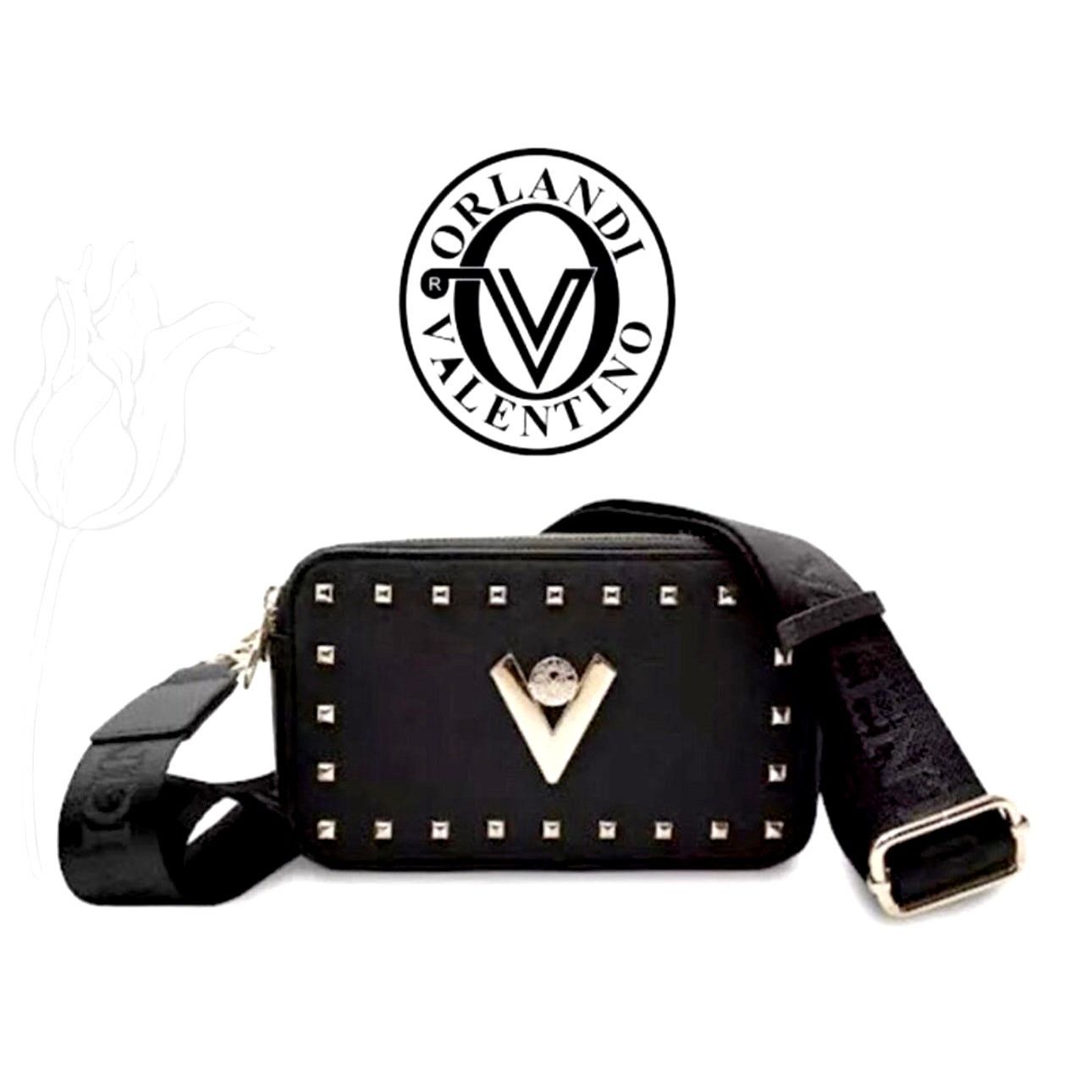 Other Valentino Orlandi Camera Bag Crossbody Adjustable Black Size ONE SIZE - 7 Thumbnail