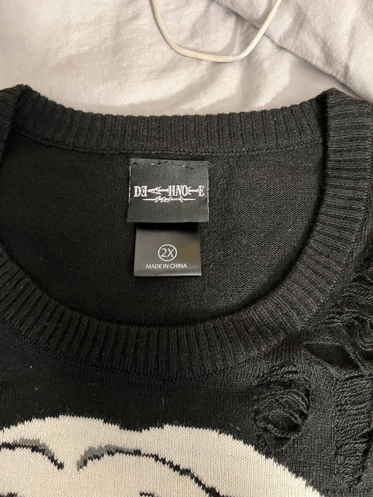 Hot Topic Hot topic misa amane death note knit sweater black Size US XXL / EU 58 / 5 - 2 Thumbnail